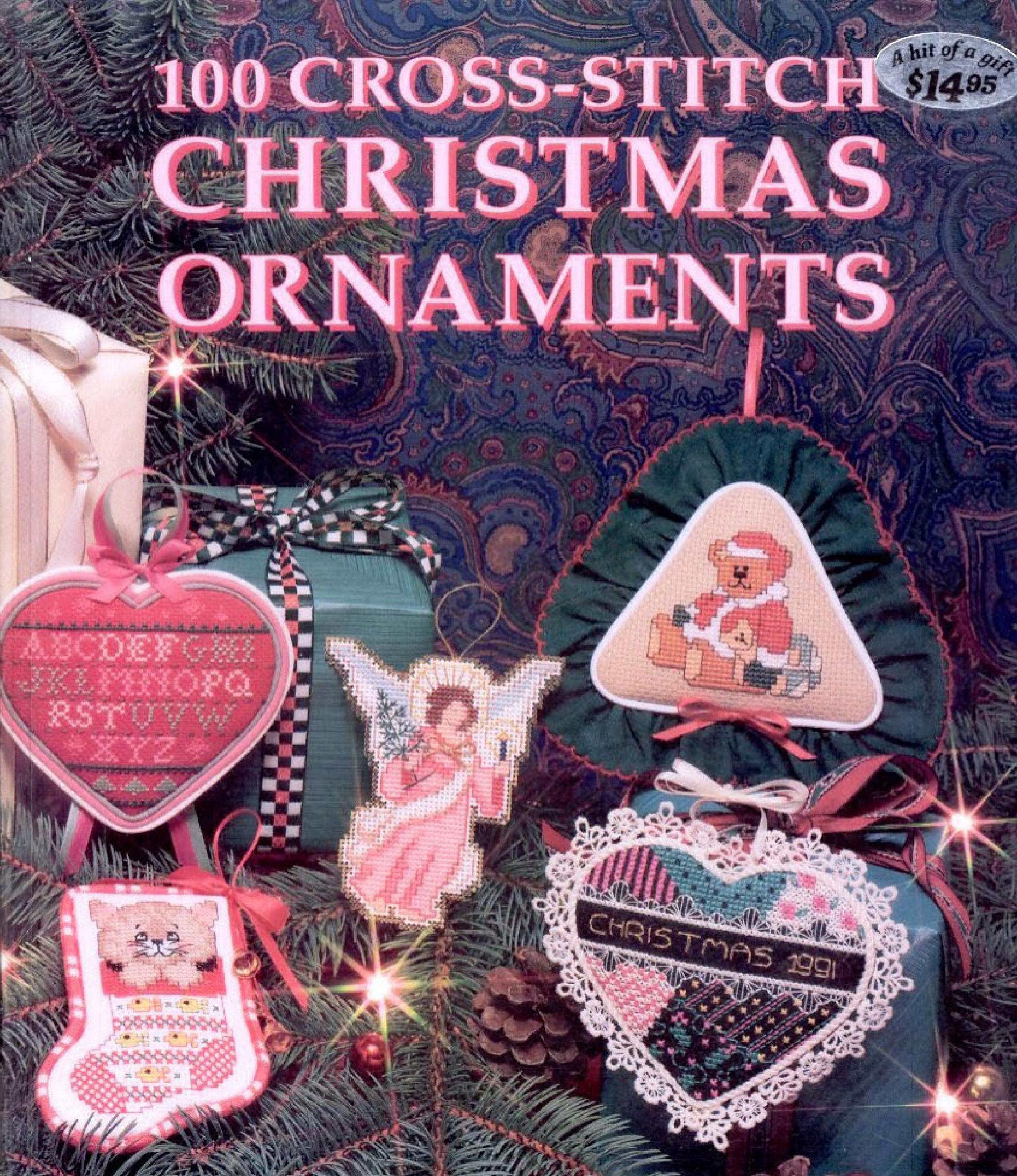 100 Cross-Stitch Christmas Ornaments by Carol Siegel