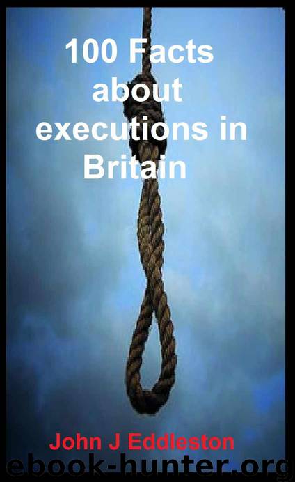 100 Facts About British Executions by Eddleston John J