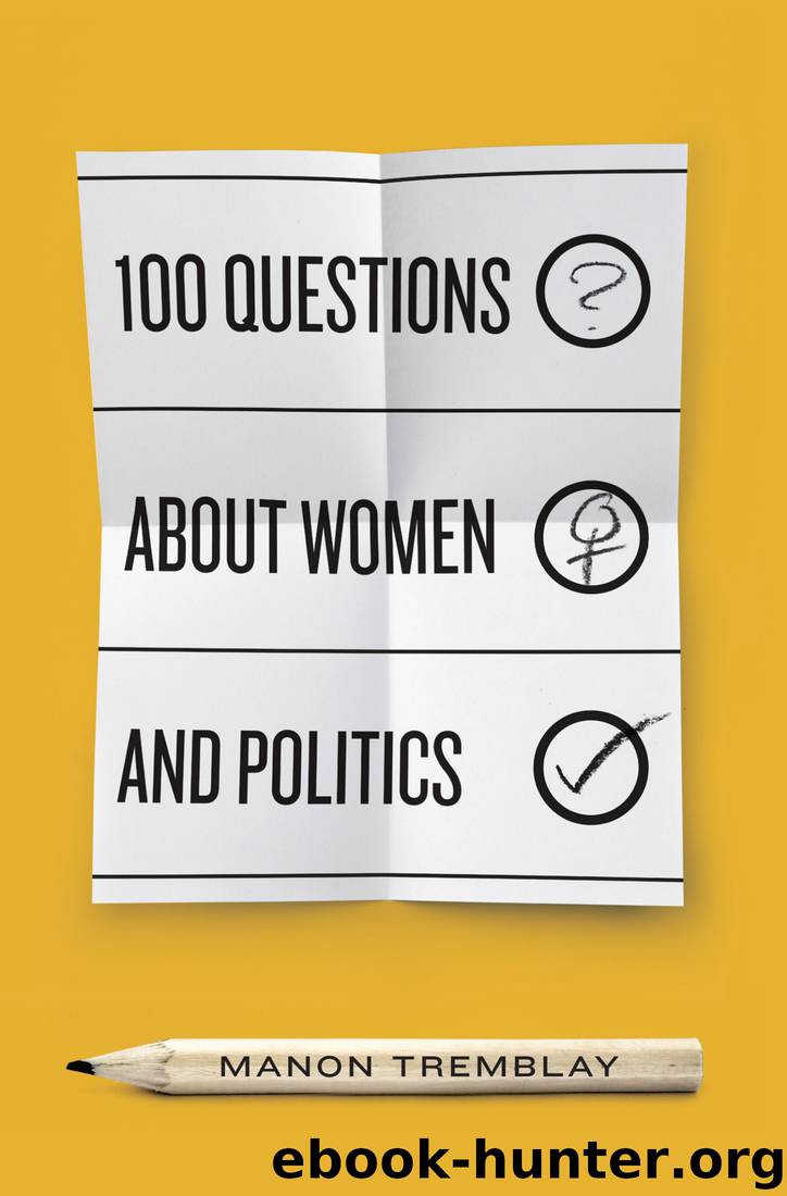 100 Questions about Women and Politics by Manon Tremblay