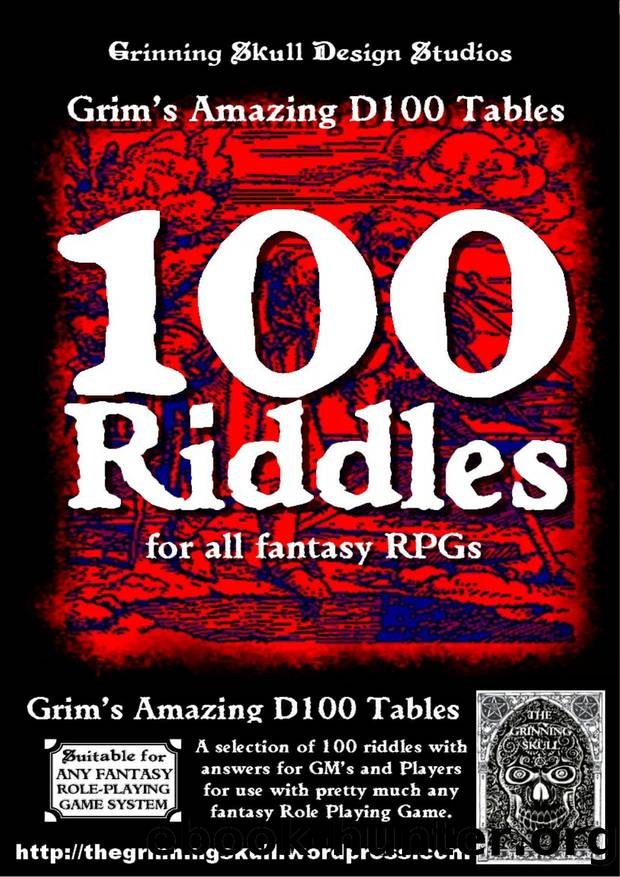 100 Riddles for all fantasy RPGs by Unknown