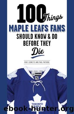 100 Things Maple Leafs Fans Should Know &amp; Do Before They Die by Michael Leonetti