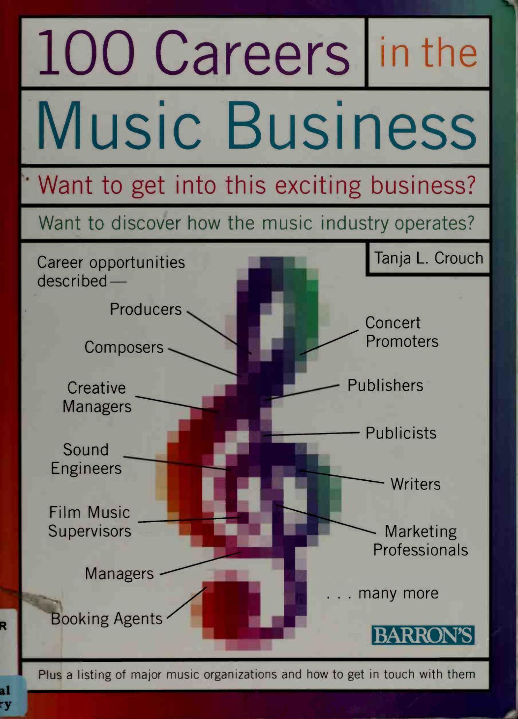 100 careers in the music business by Crouch Tanja