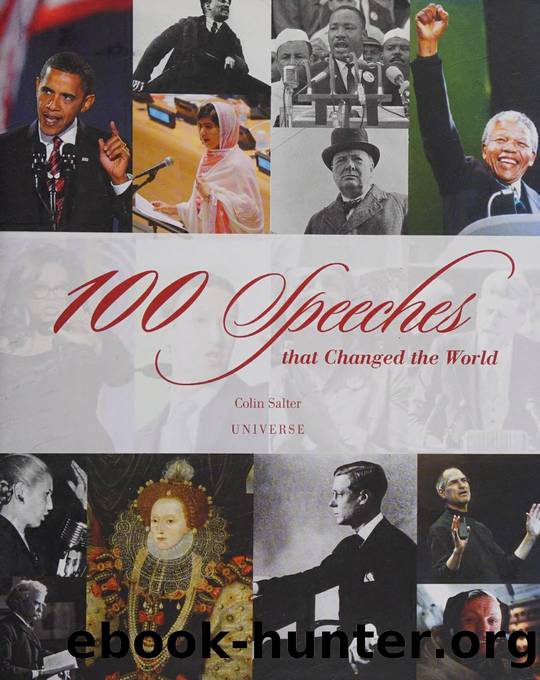 100 speeches that changed the world by Salter Colin 1957- author