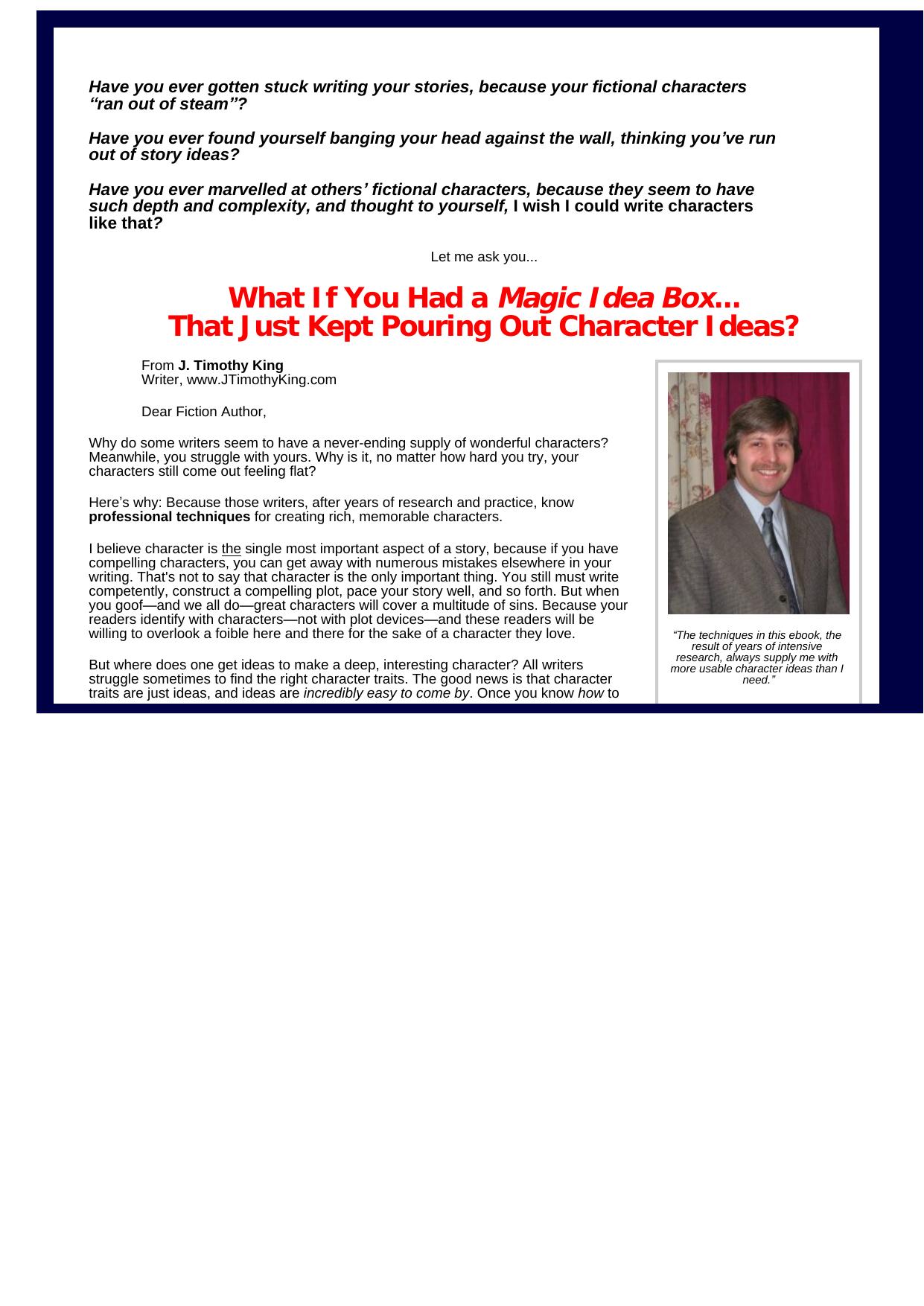 1001 Character Quirks For Writing Fiction. by Best of Kuszter's Collection