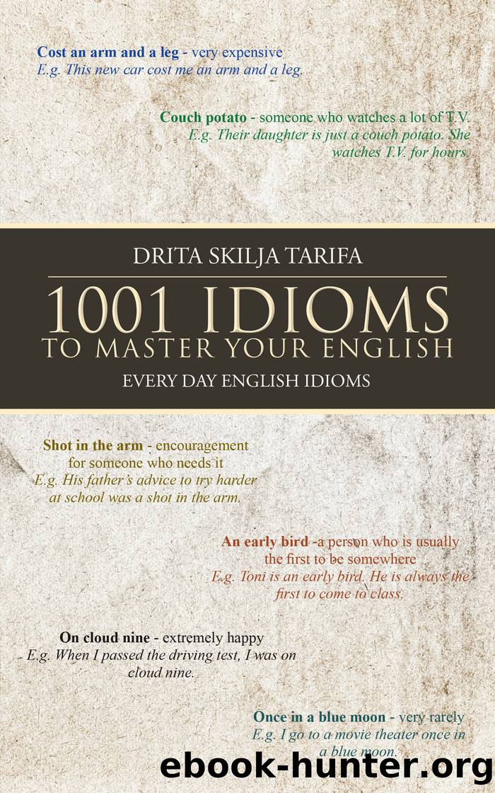 1001 Idioms to Master Your English by drita skilja tarifa