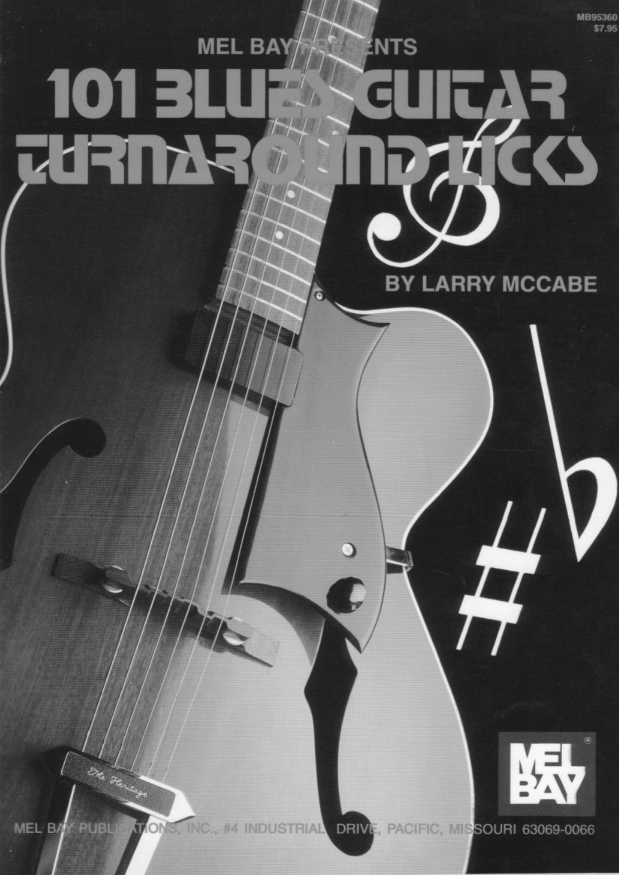 101 Blues Guitar Turnarounds Licks by Larry McCabe by Unknown
