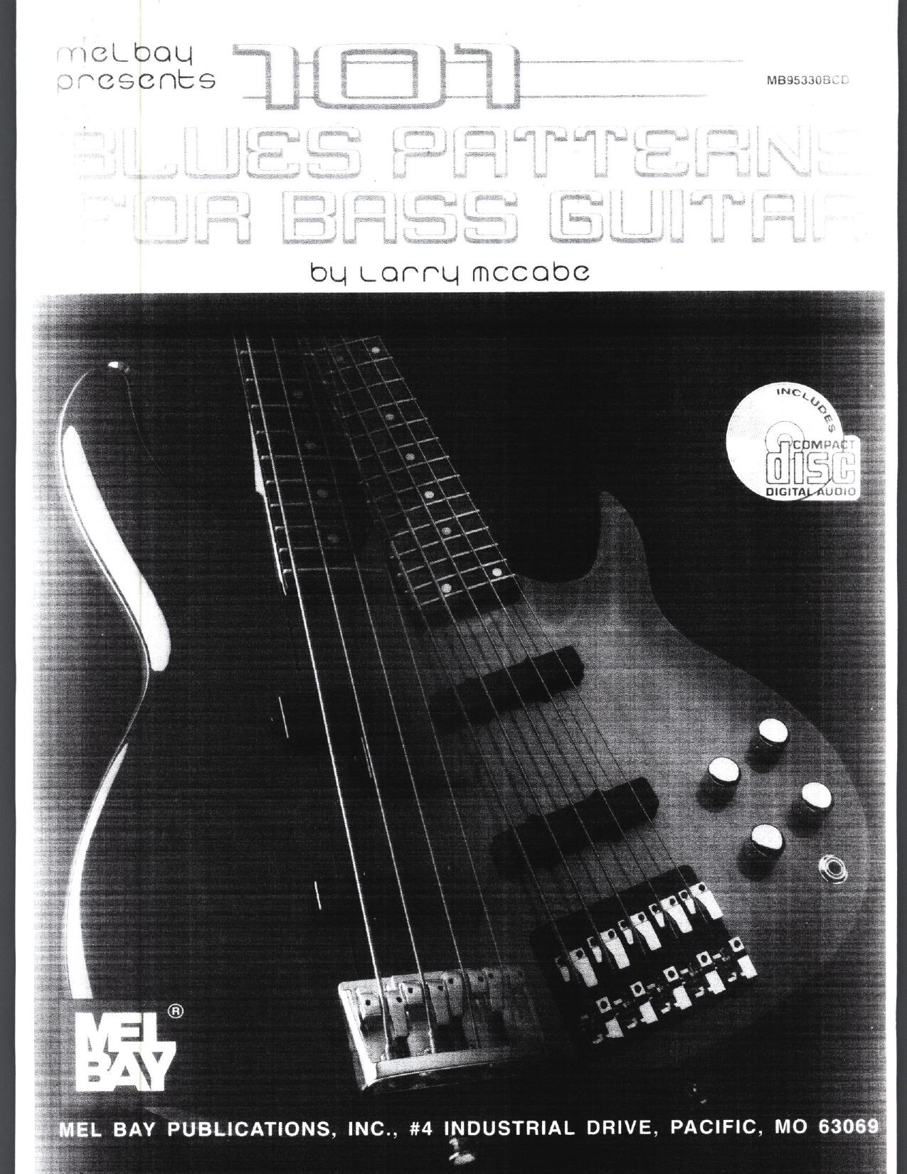 101 Blues Patterns for Bass Guitar by Larry McCabe