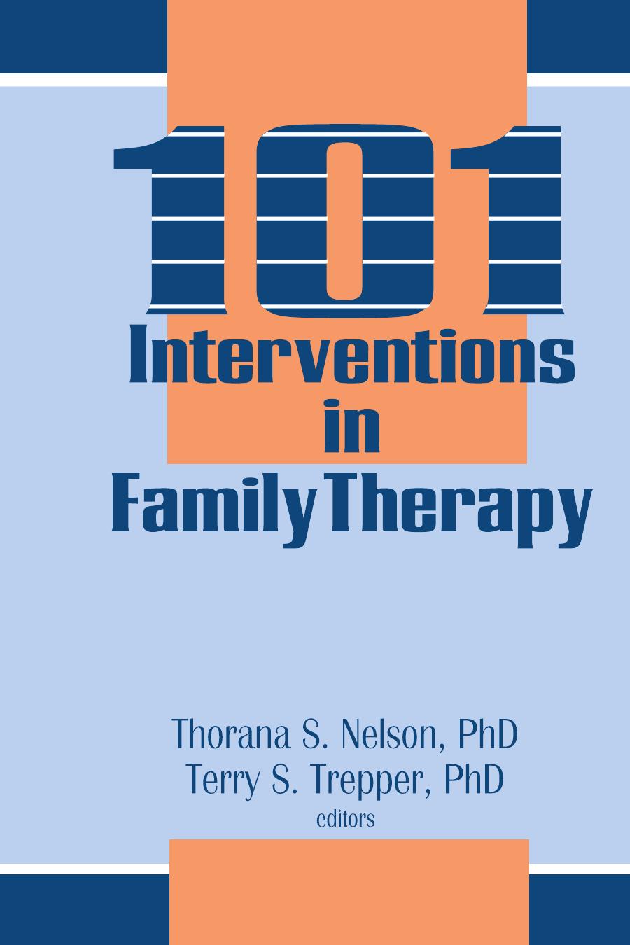101 Interventions in Family Therapy by Unknow