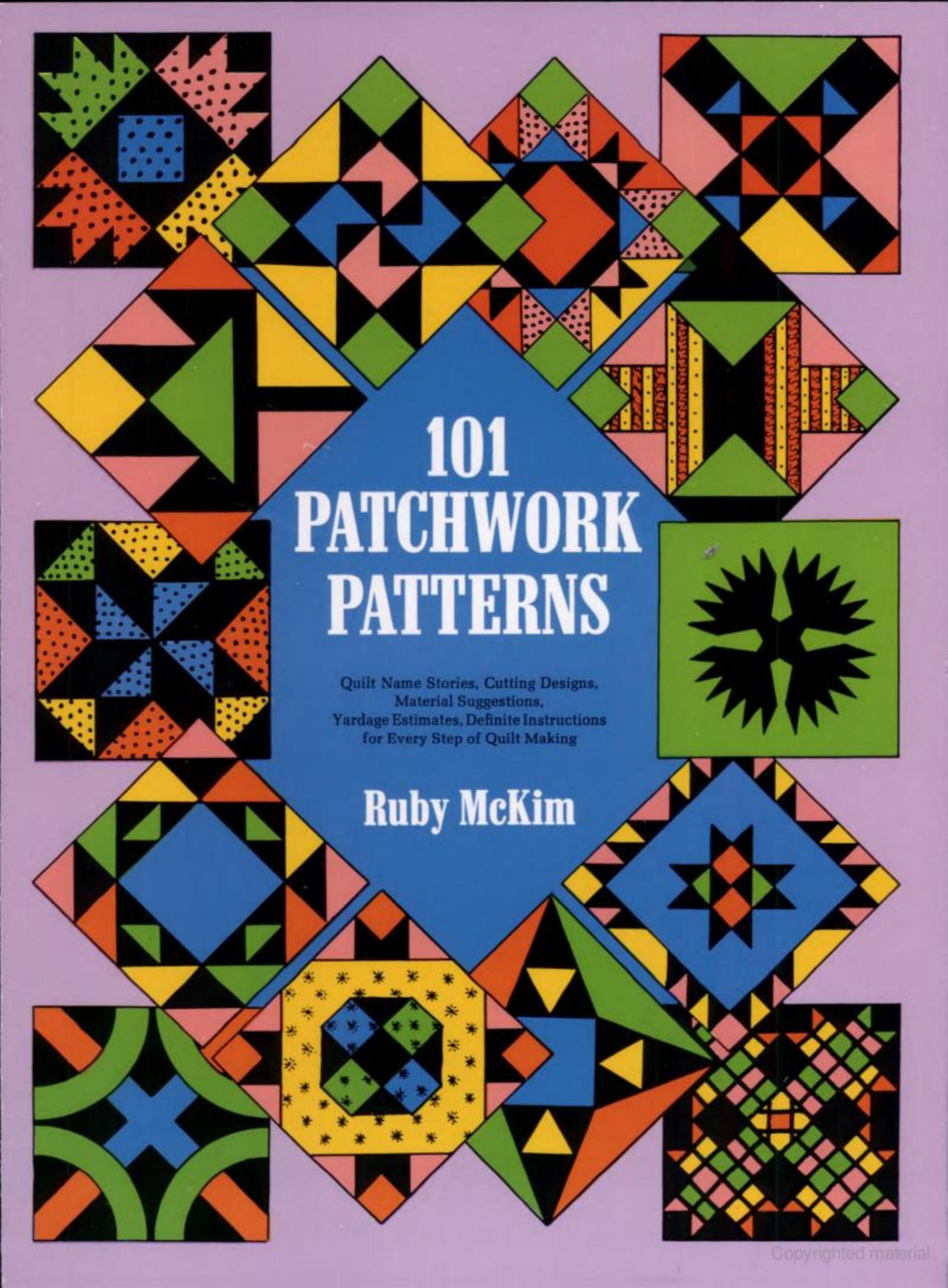 101 Patchwork Patterns by Ruby Short McKim