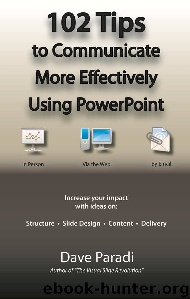 102 Tips to Communicate More Effectively Using PowerPoint by Dave Paradi