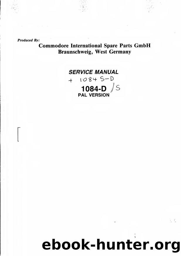1084-D PAL Service Manual by Unknown