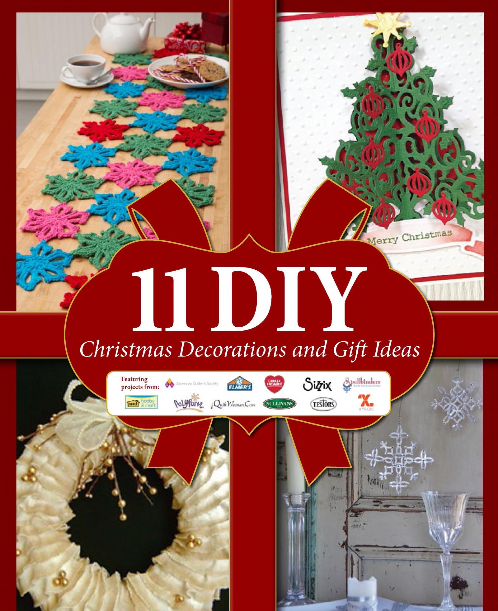 11 DIY Christmas Decorations and Gift Ideas by Unknown