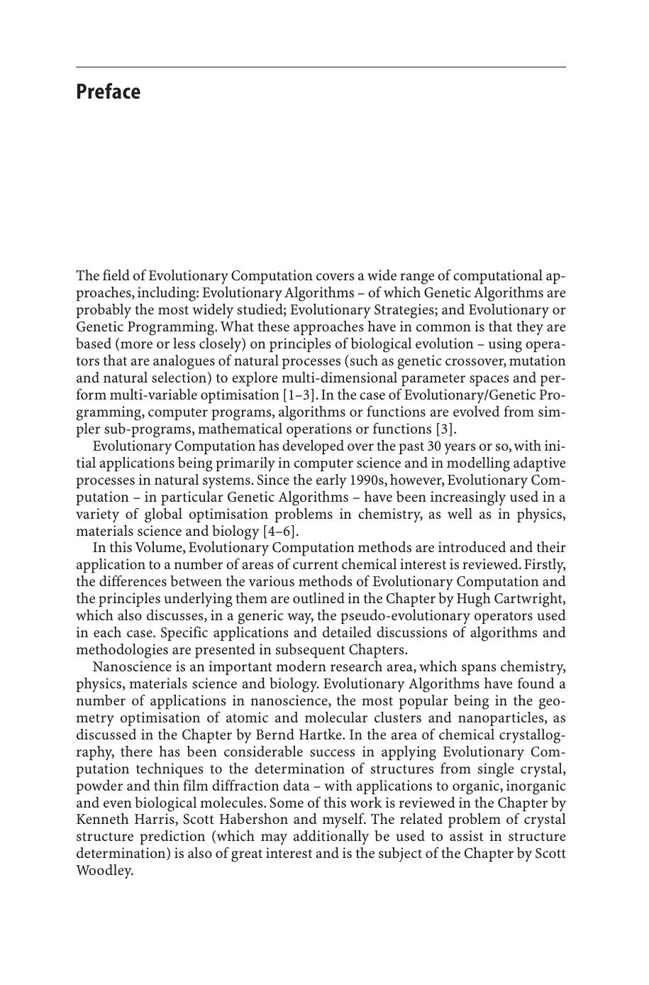 110. Applications of Evolutionary Computation in Chemistry (2004) by Unknown