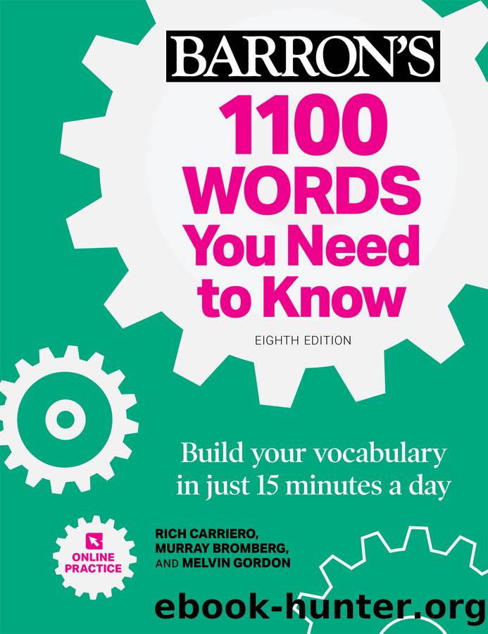 1100 Words You Need to Know + Online Practice by Rich Carriero