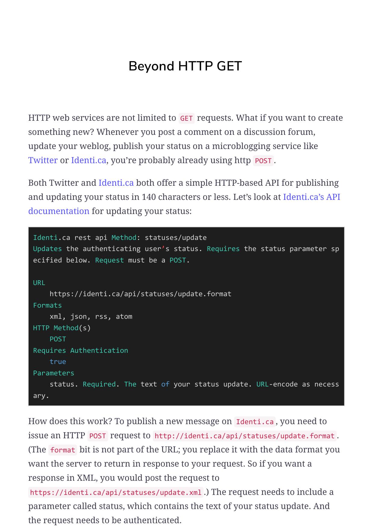 111 Beyond HTTP GET by Unknown