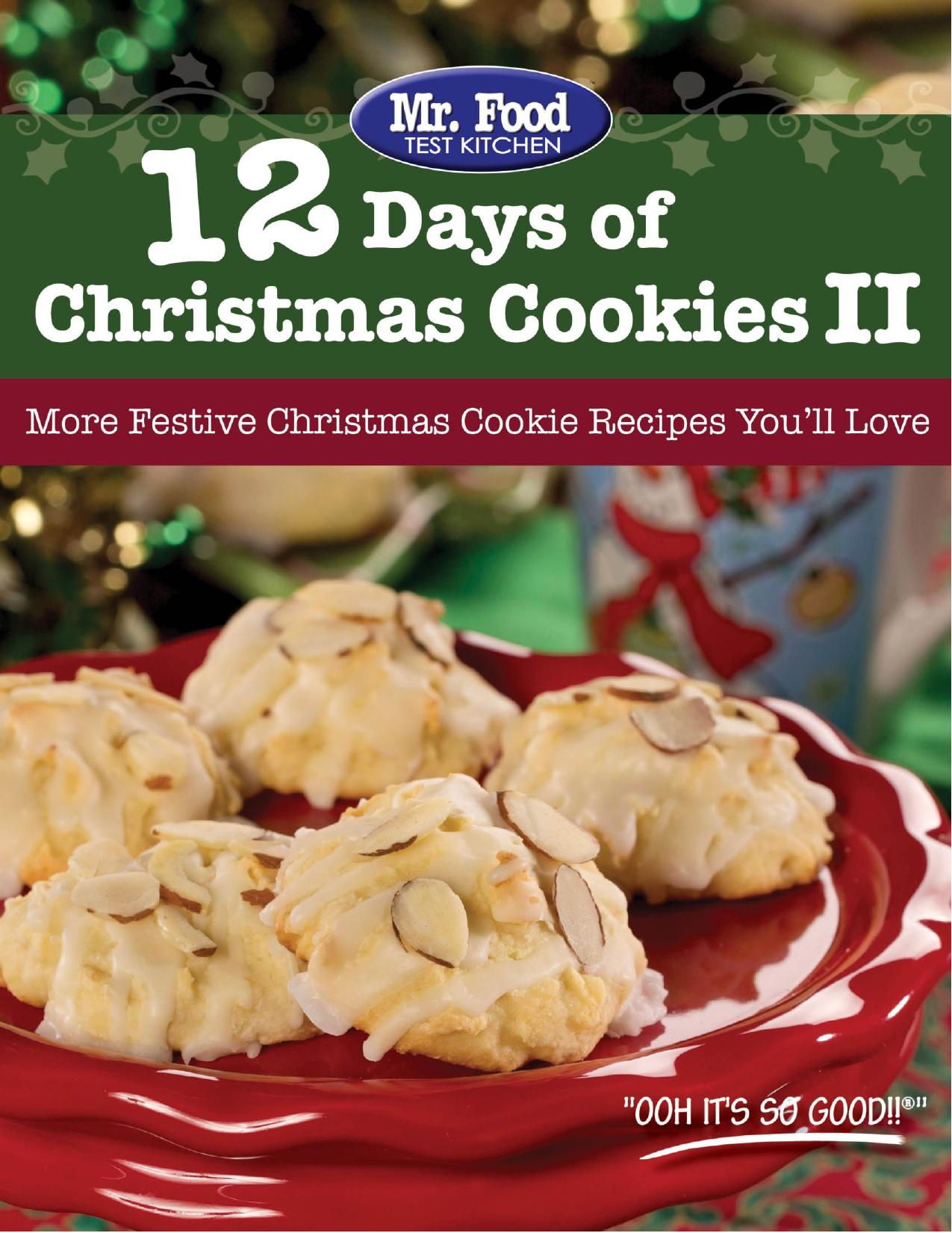 12 Days of Christmas Cookies II by Kitchen Mr Food