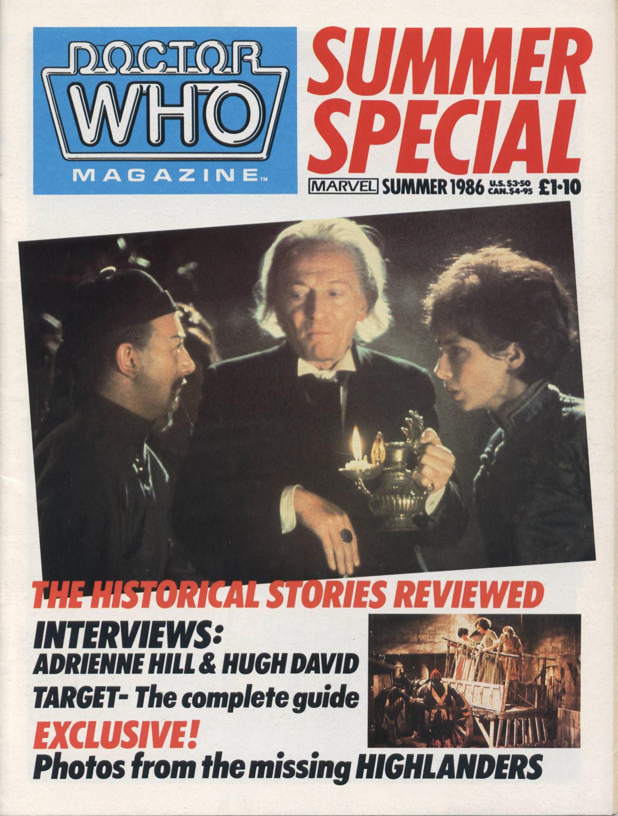 12 Doctor Who Magazine Summer Special (1986) by Unknown