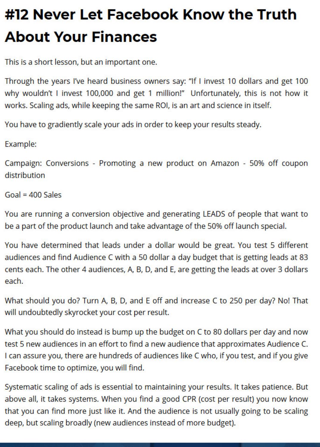 12-#12 Never Let Facebook Know the Truth About Your Finances by Unknown