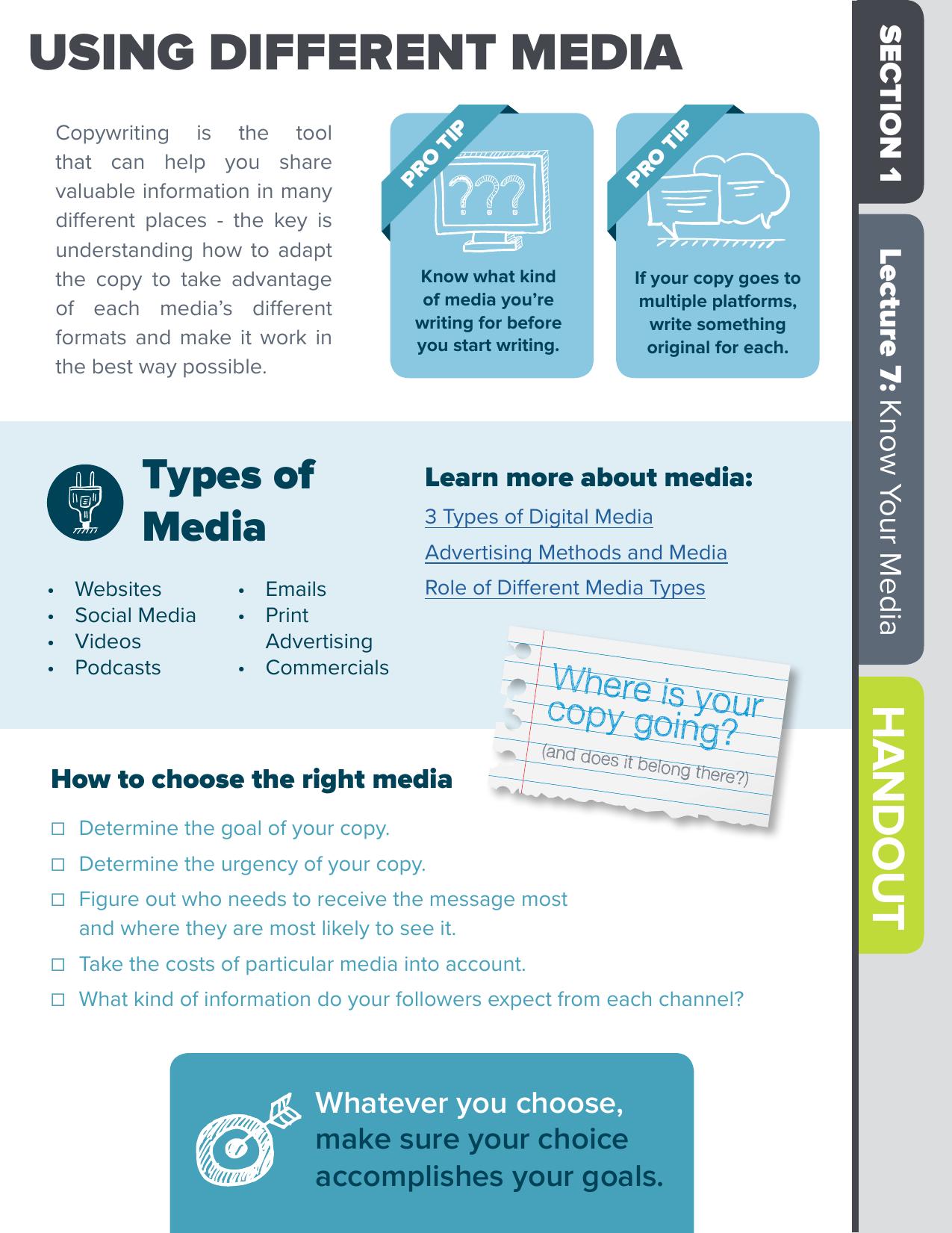 12.1 1.9 Handout by Different types of media & their uses.pdf