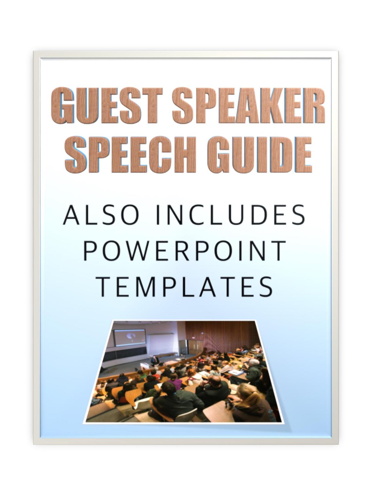 12.5 Guest Lecture Speech Guide.pdf by Chris Haroun