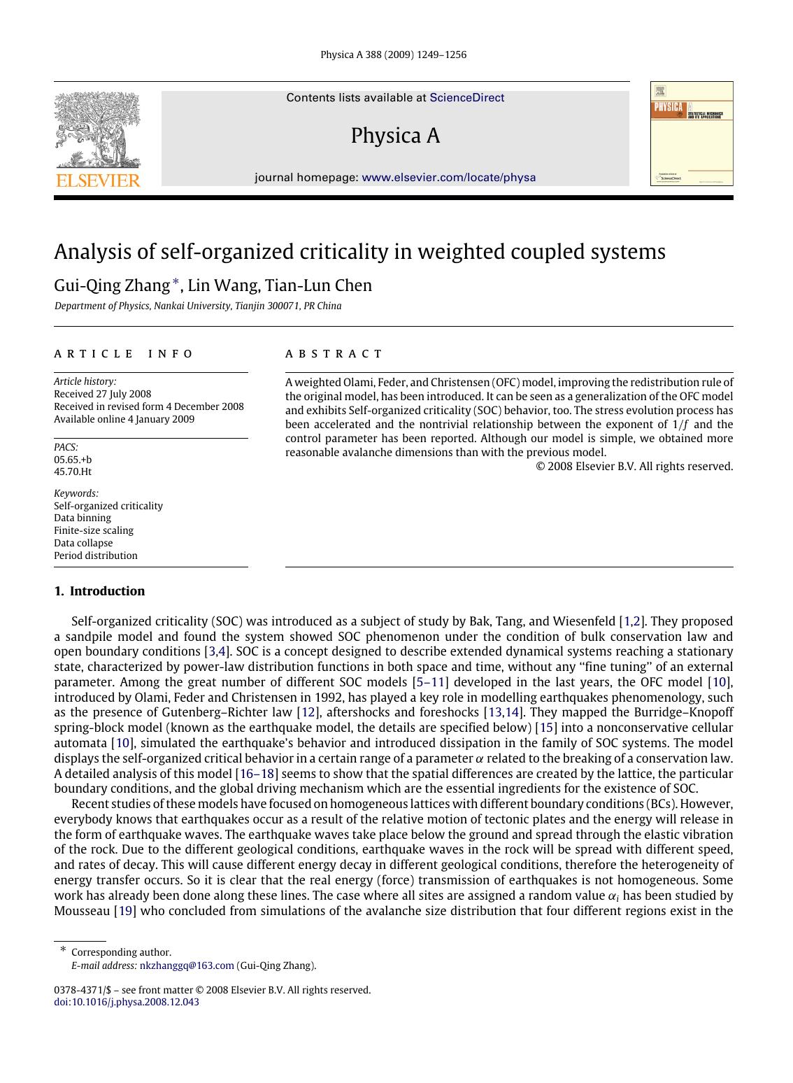 1249-1256 by G.-Q. Zhang; L. Wang; T.-L. Chen