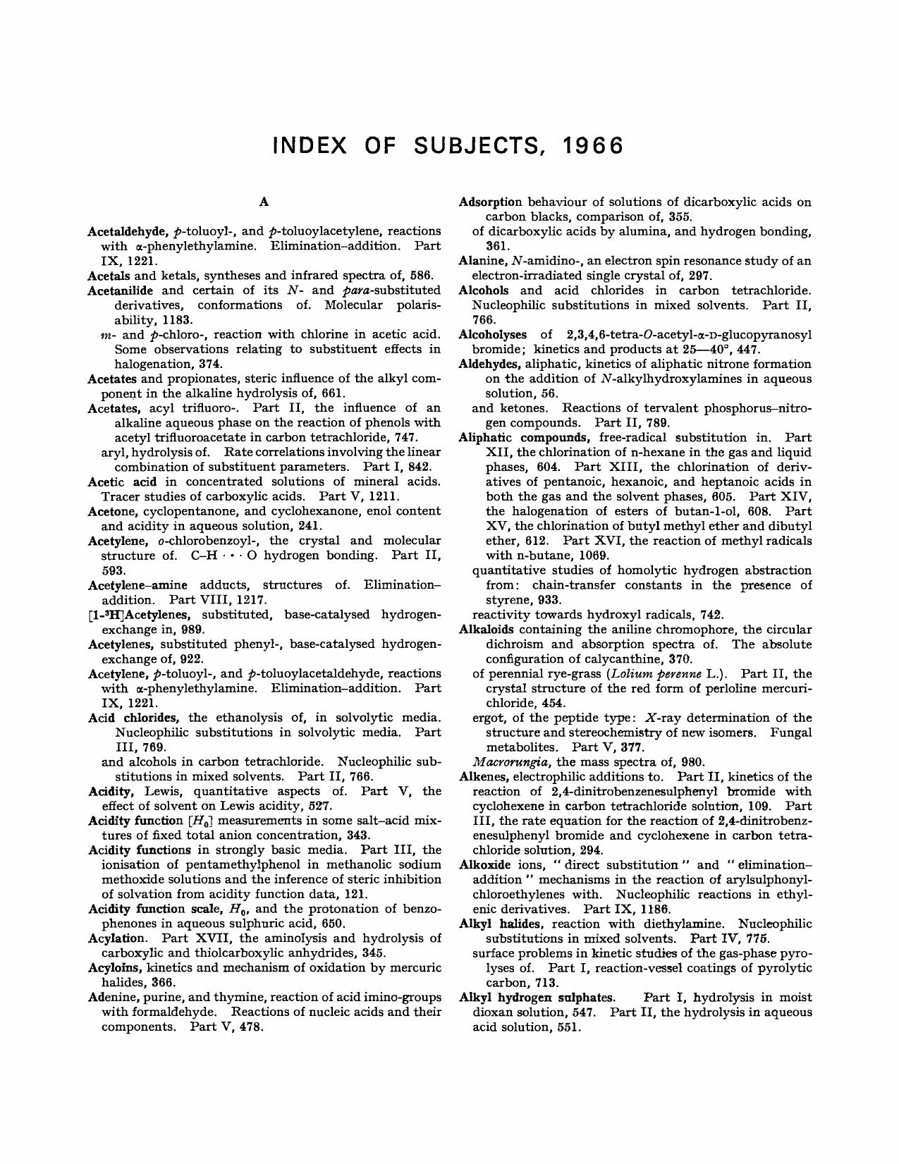 1269-1282 Index of Subjects by Unknown