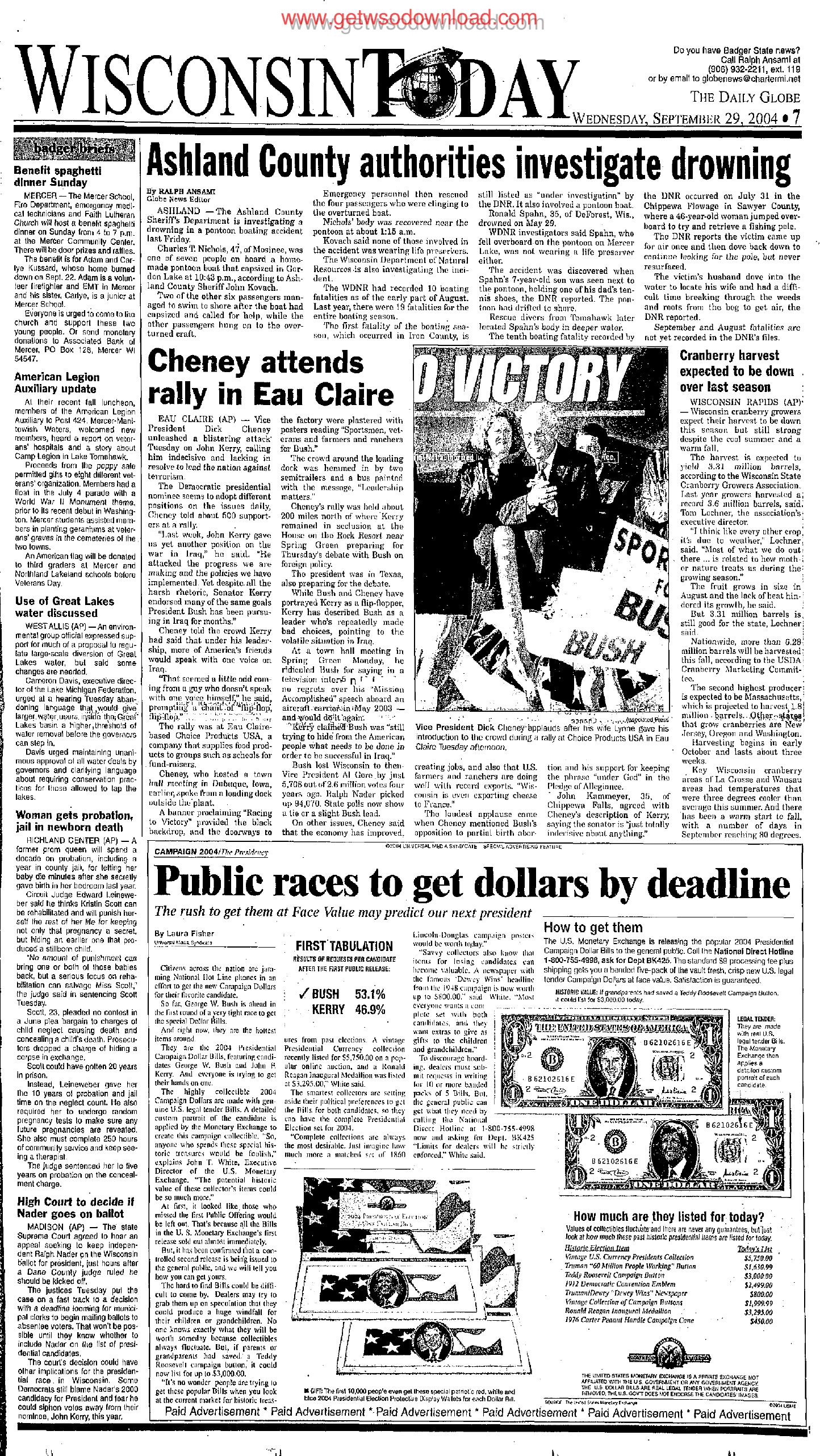 13 Public races to get dollars by deadline by Copyright 2007 Heritage Microfilm Inc. and Newspaperarchive.com