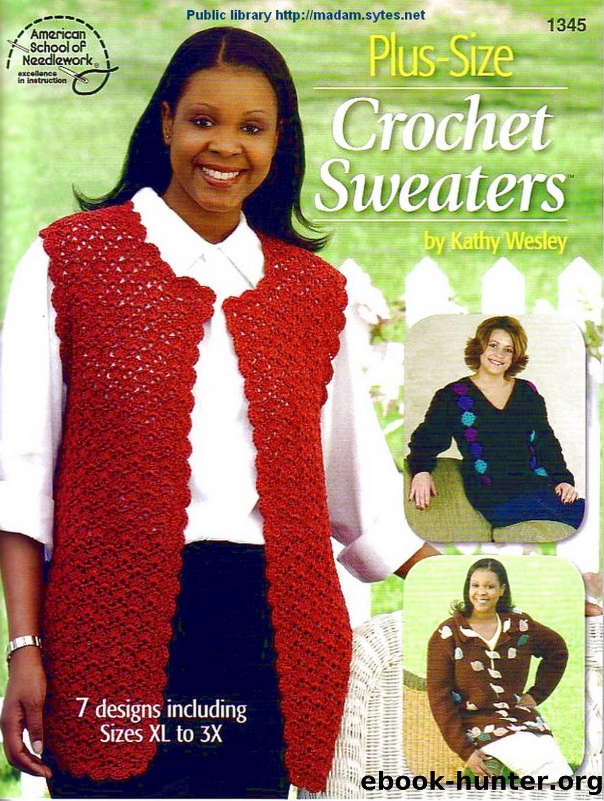 1345 Kathy Wesley by Plus-size crochet sweaters
