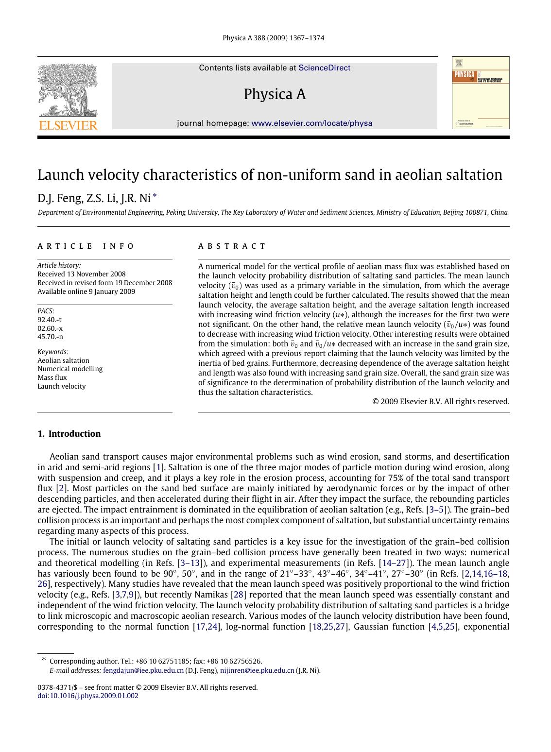 1367-1374 by D.J. Feng; Z.S. Li; J.R. Ni