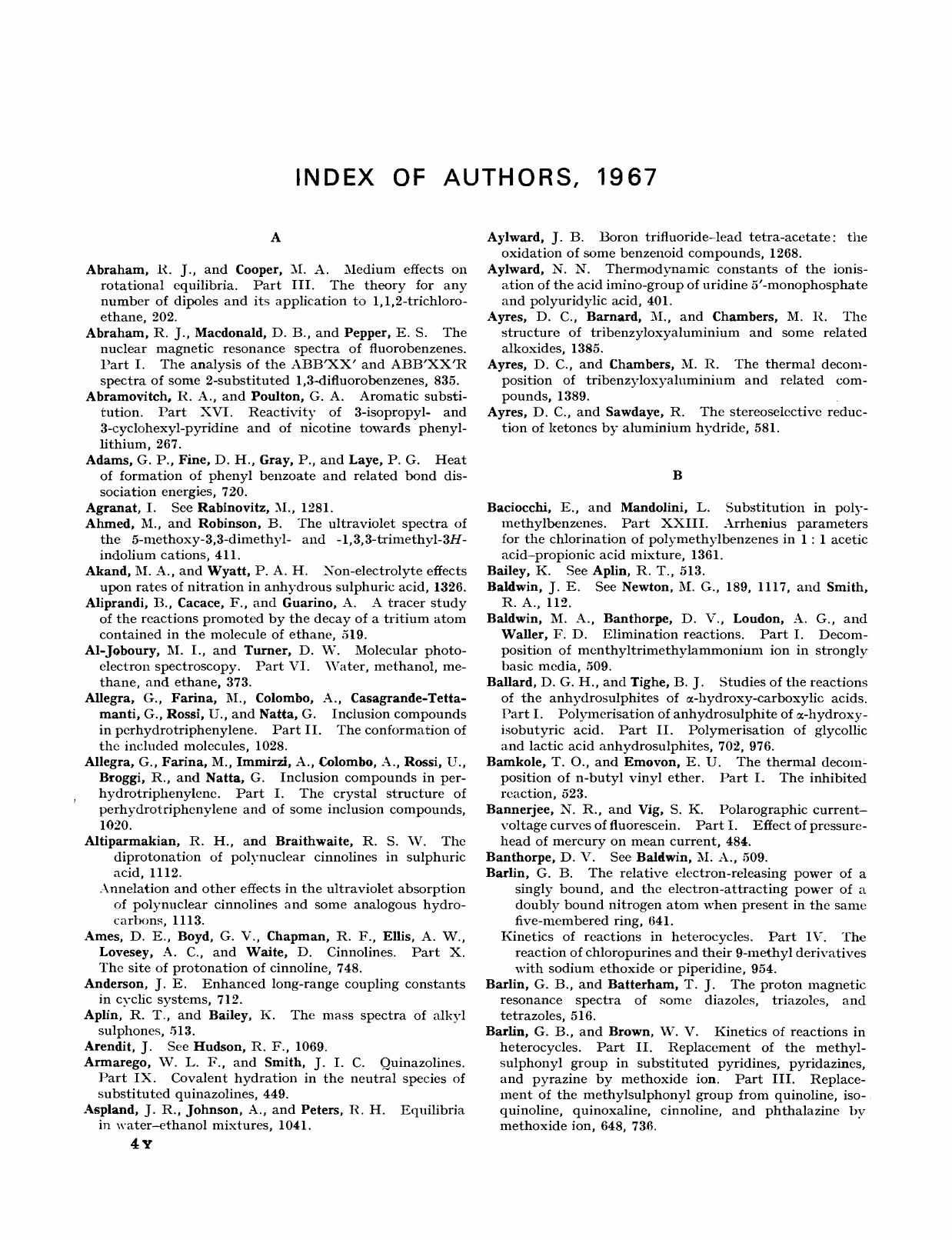1393-1404 Index of Authors by Unknown