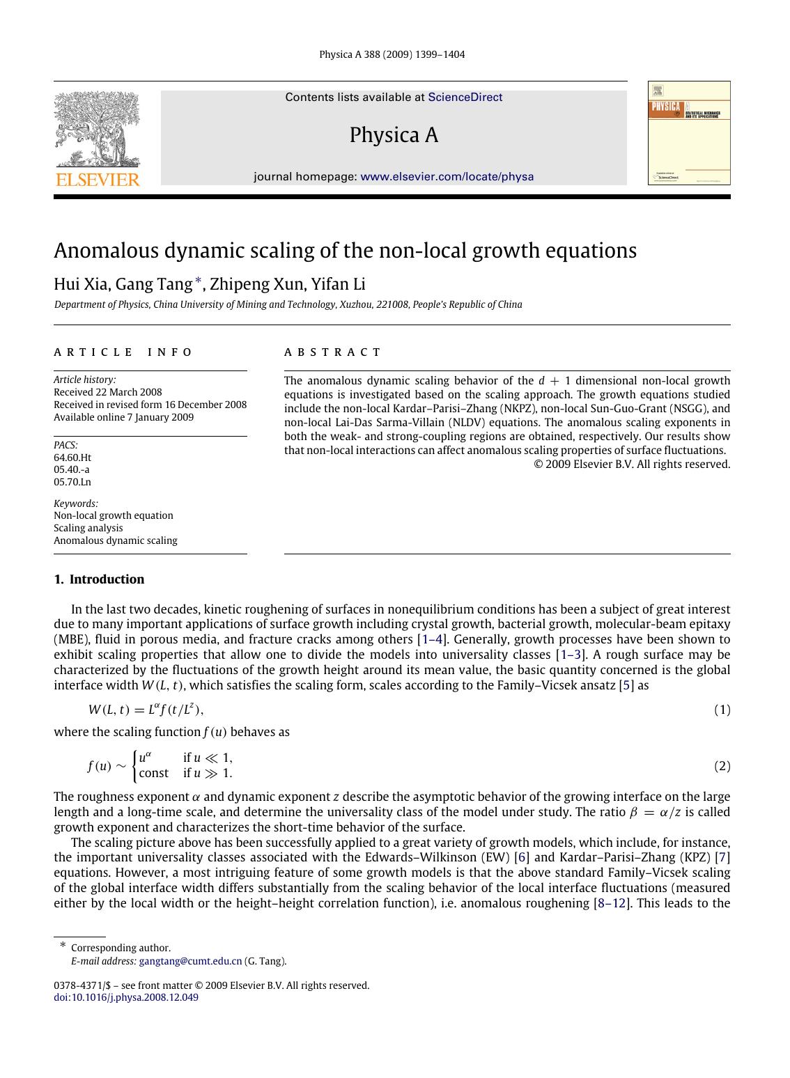 1399-1404 by H. Xia; G. Tang; Z. Xun; Y. Li