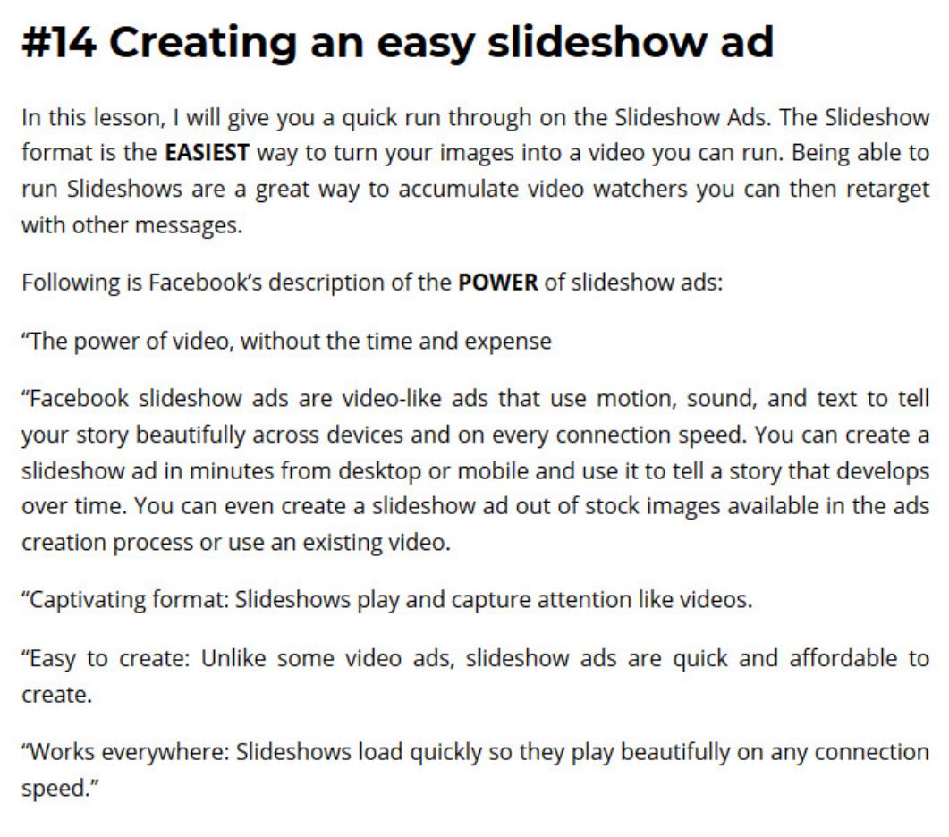 14-#14 Creating an easy slideshow ad by Unknown