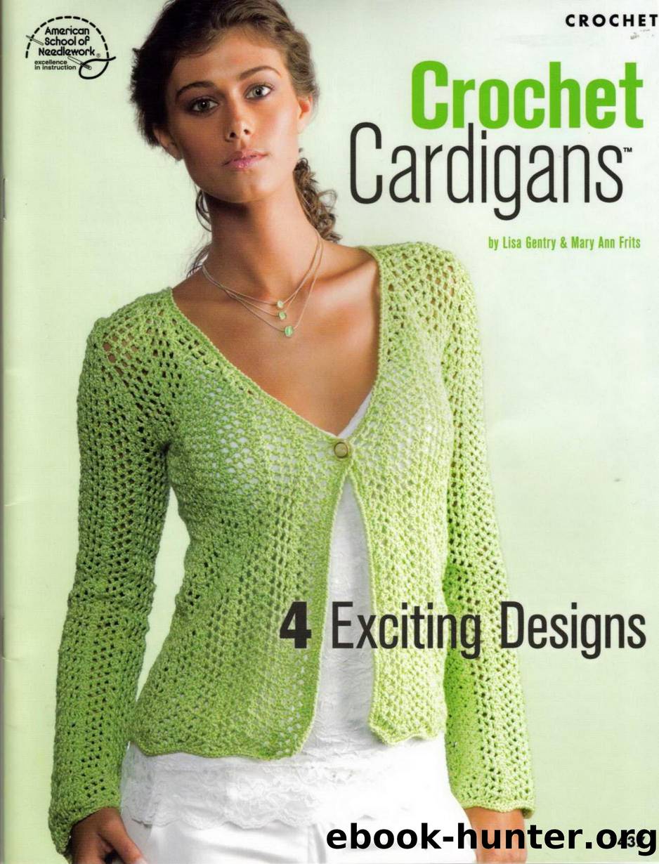 1437 Lisa Genry and Mary Ann Frits by Crochet Cardigans