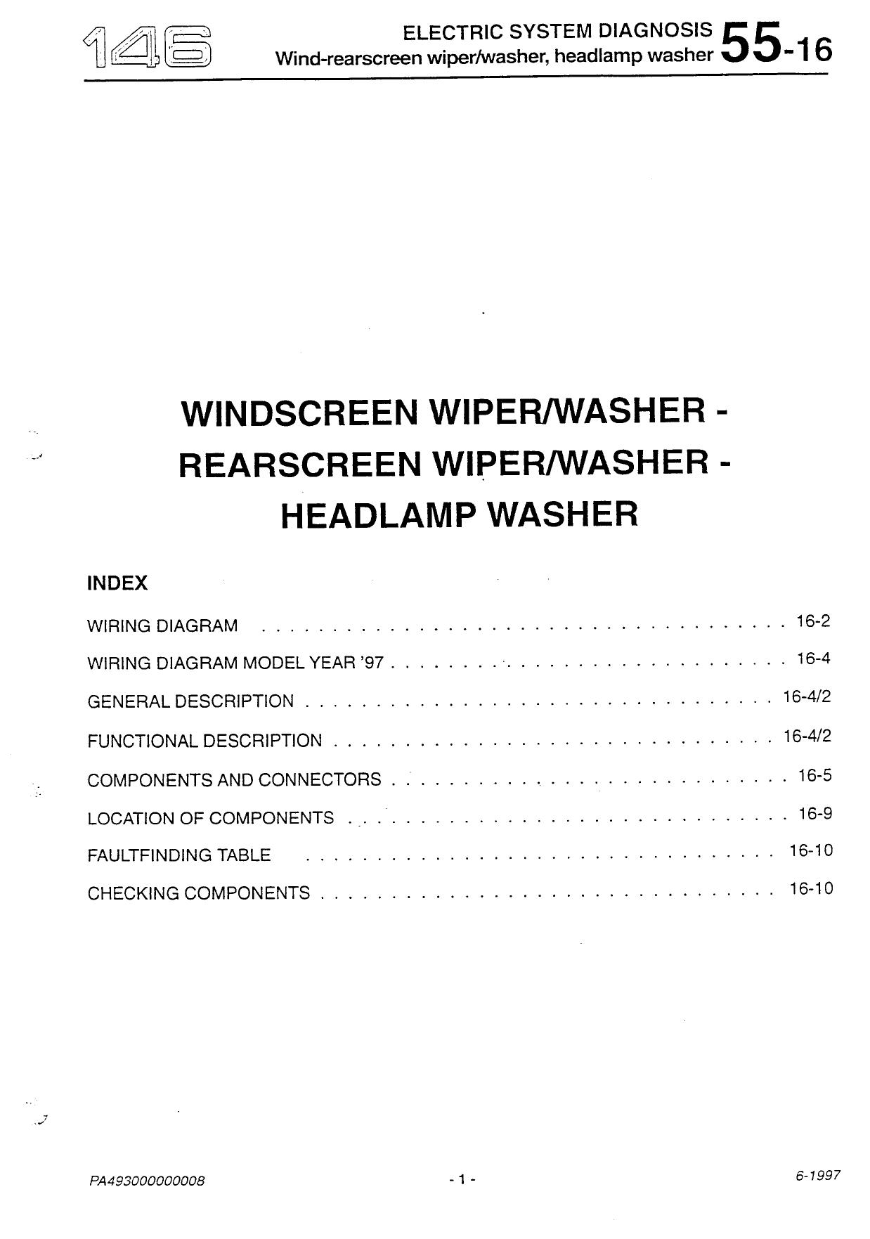 146 Wiper and Headlight Washer by ADAM CARTER