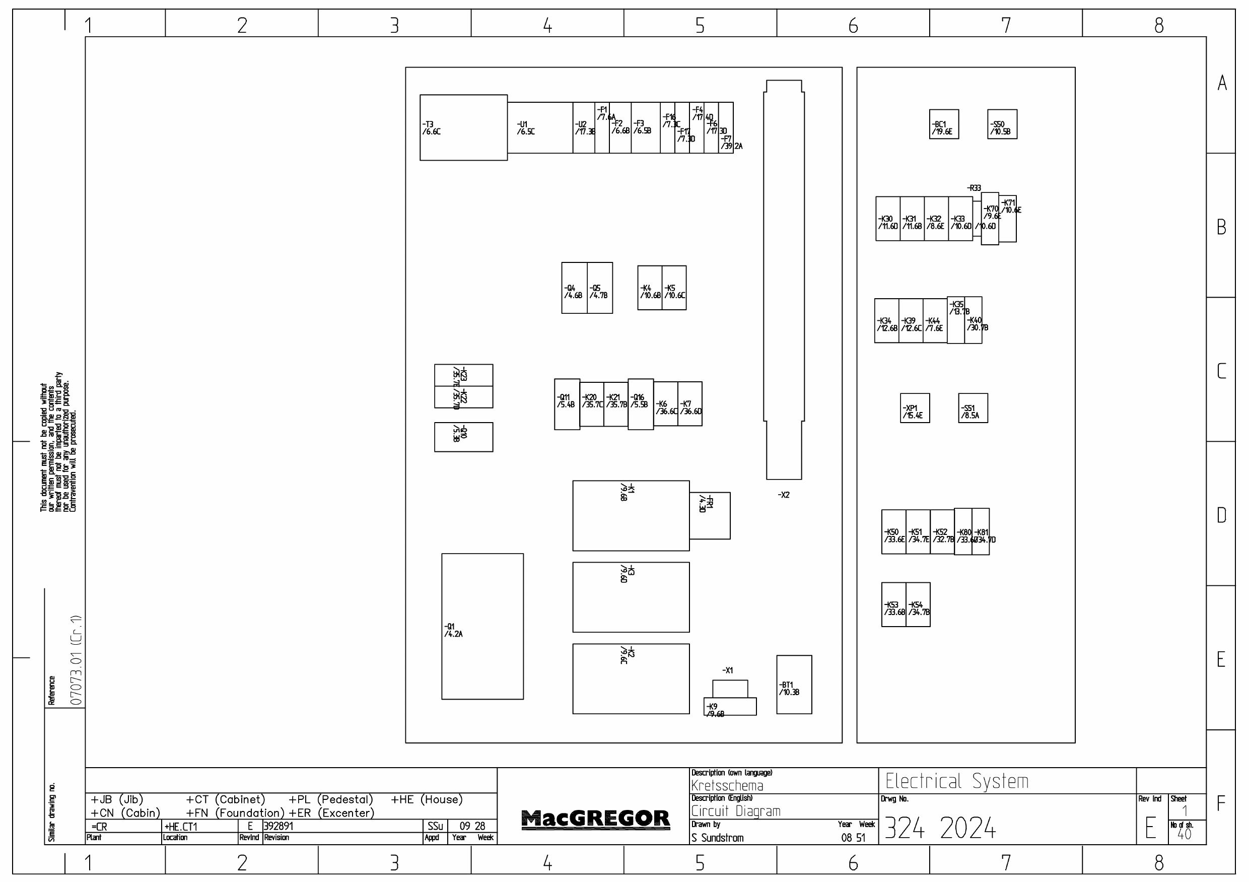 15 Electrical system Circuit diagram 324 2024 by Unknown