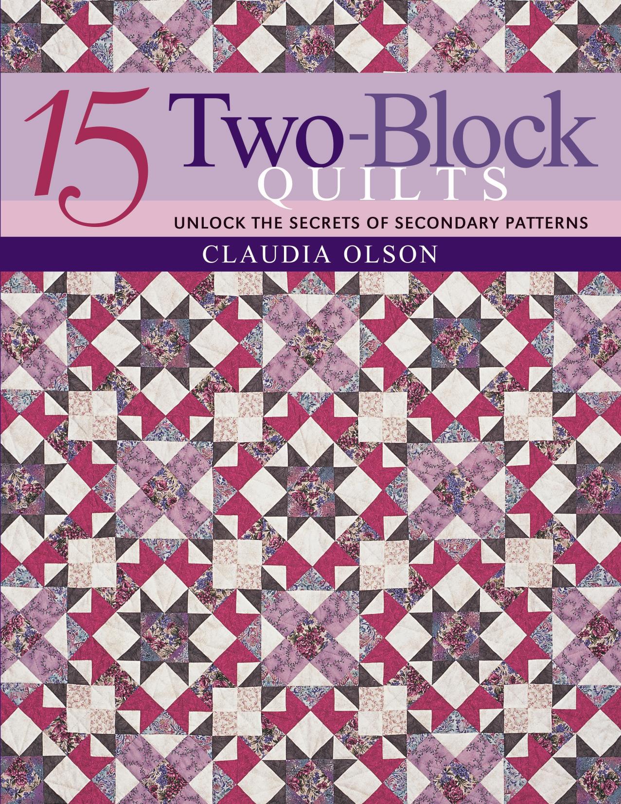 15 Two-Block Quilts: Unlock the Secrets of Secondary Patterns by Claudia Olson