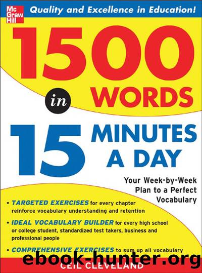 1500 Words in 15 Minutes a Day by Ceil Cleveland