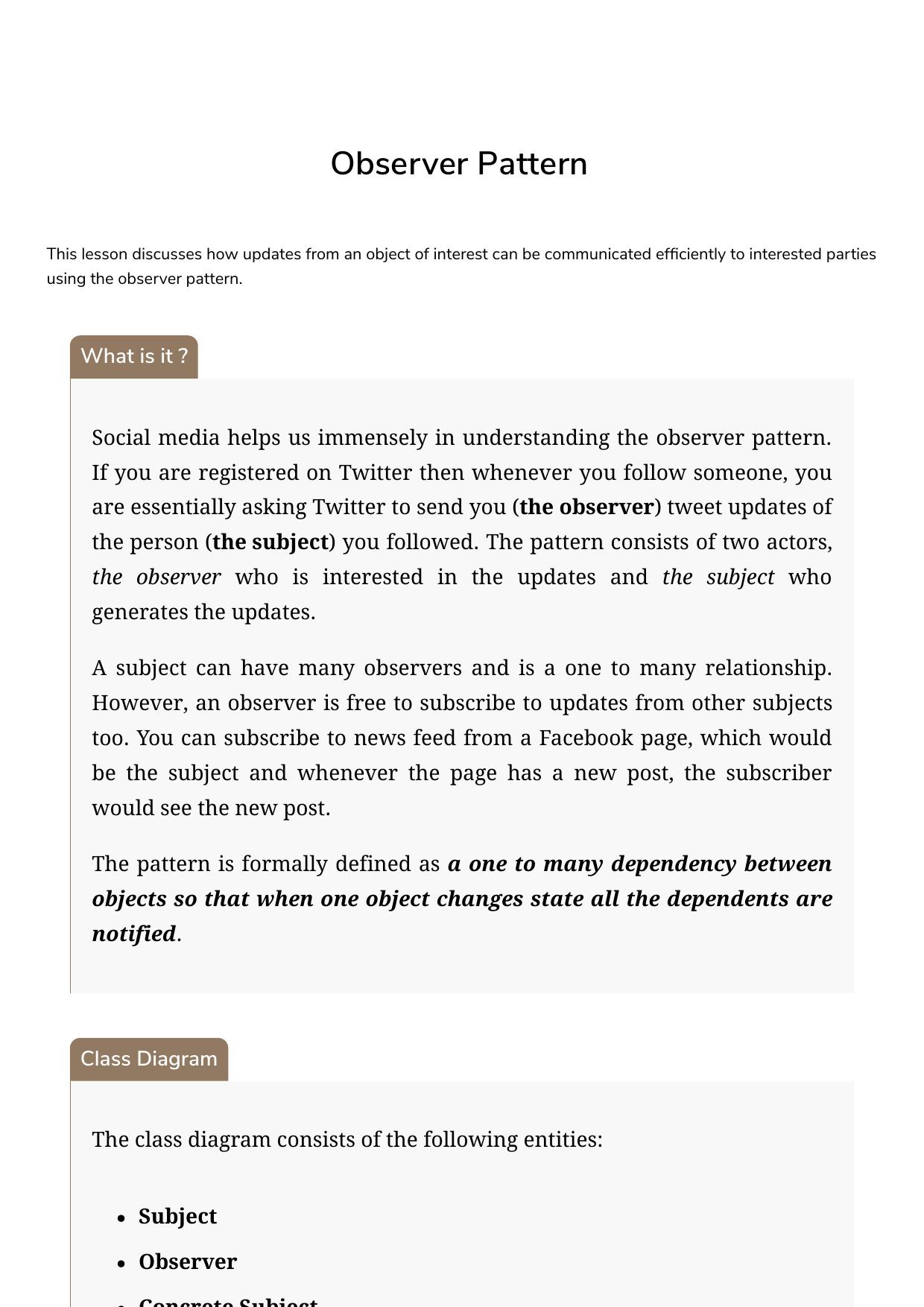 16 Observer Pattern by Unknown