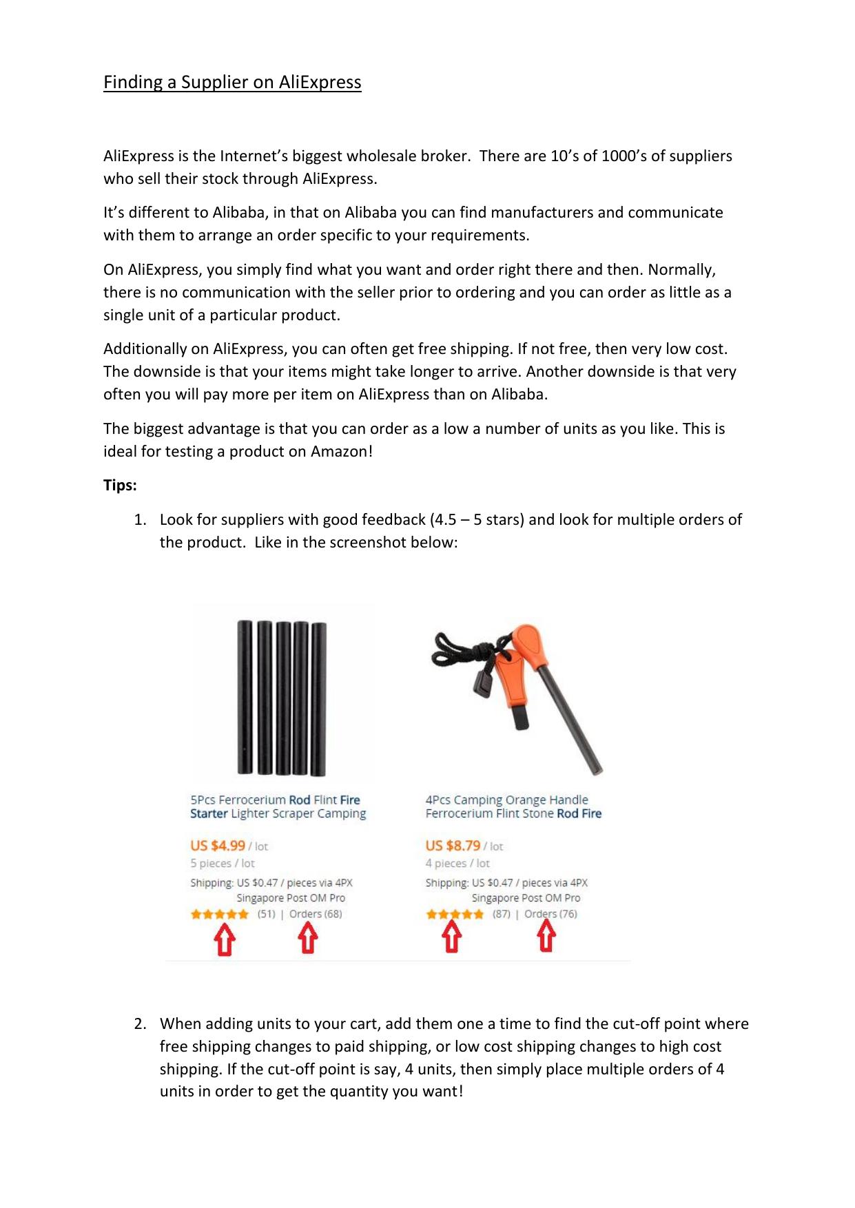 16.1 Finding a Supplier on AliExpress.pdf by Julie Wilson
