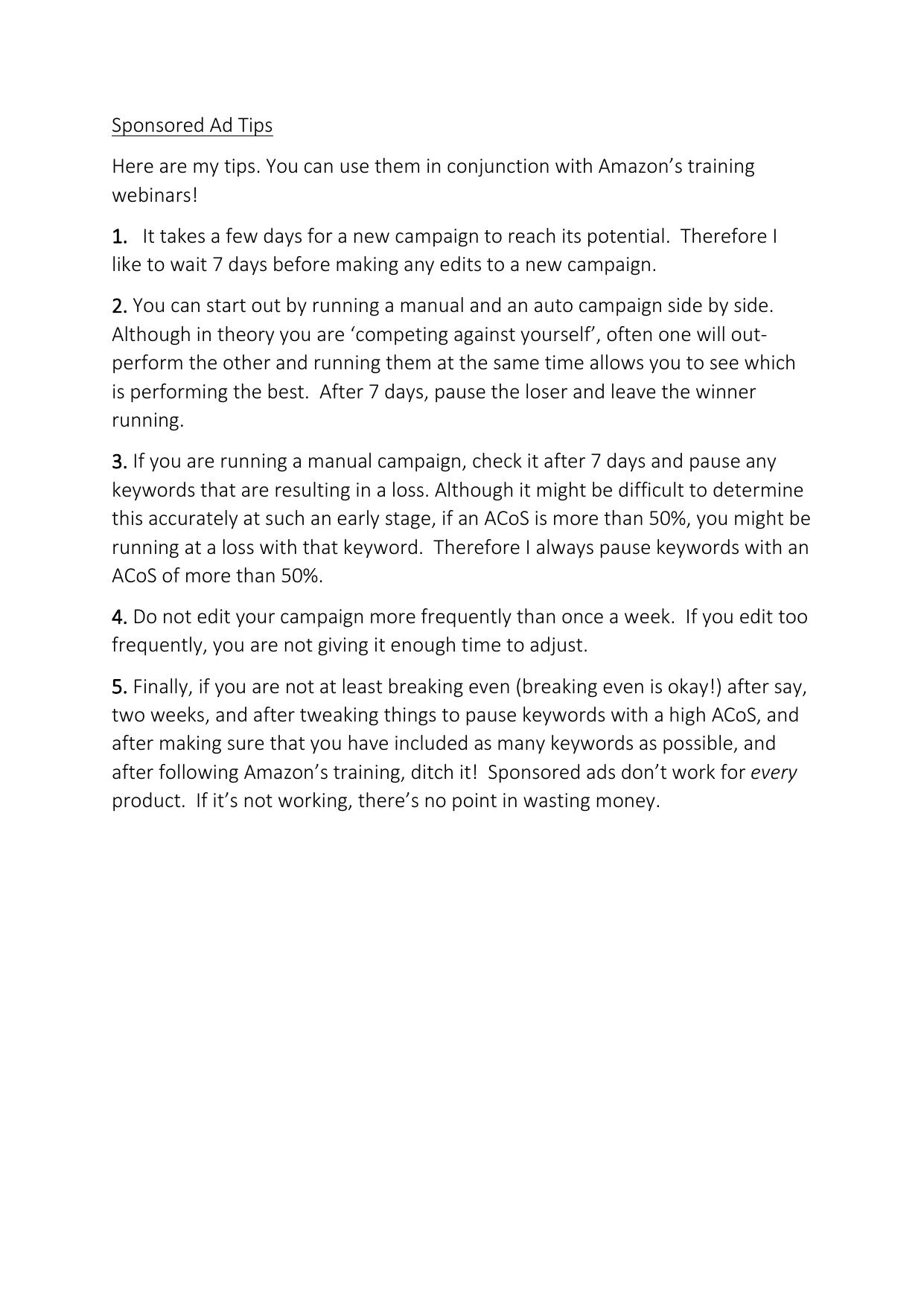 16.1 Sponsored Ad Tips.pdf by Julie Wilson