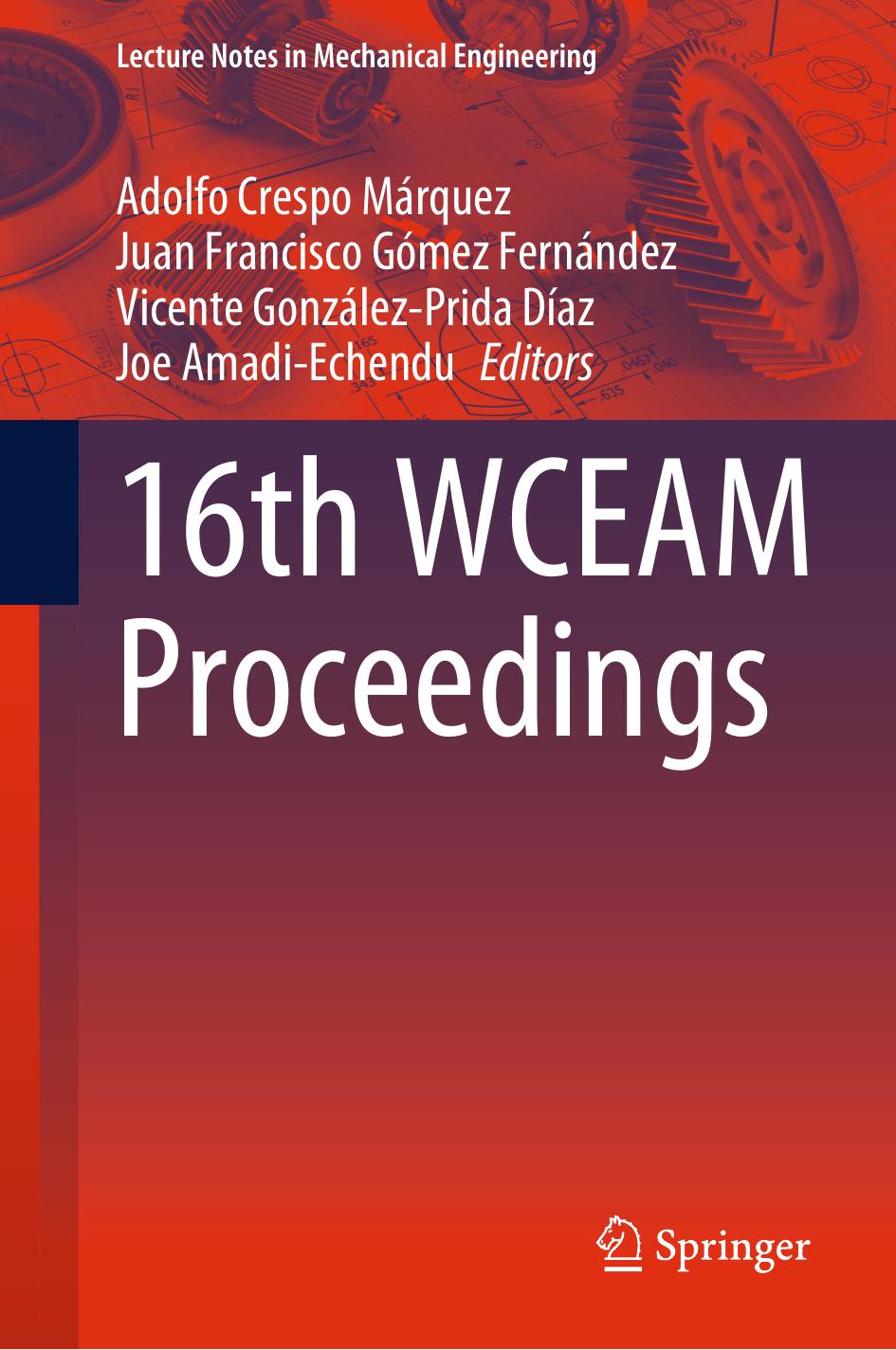 16th WCEAM Proceedings by unknow