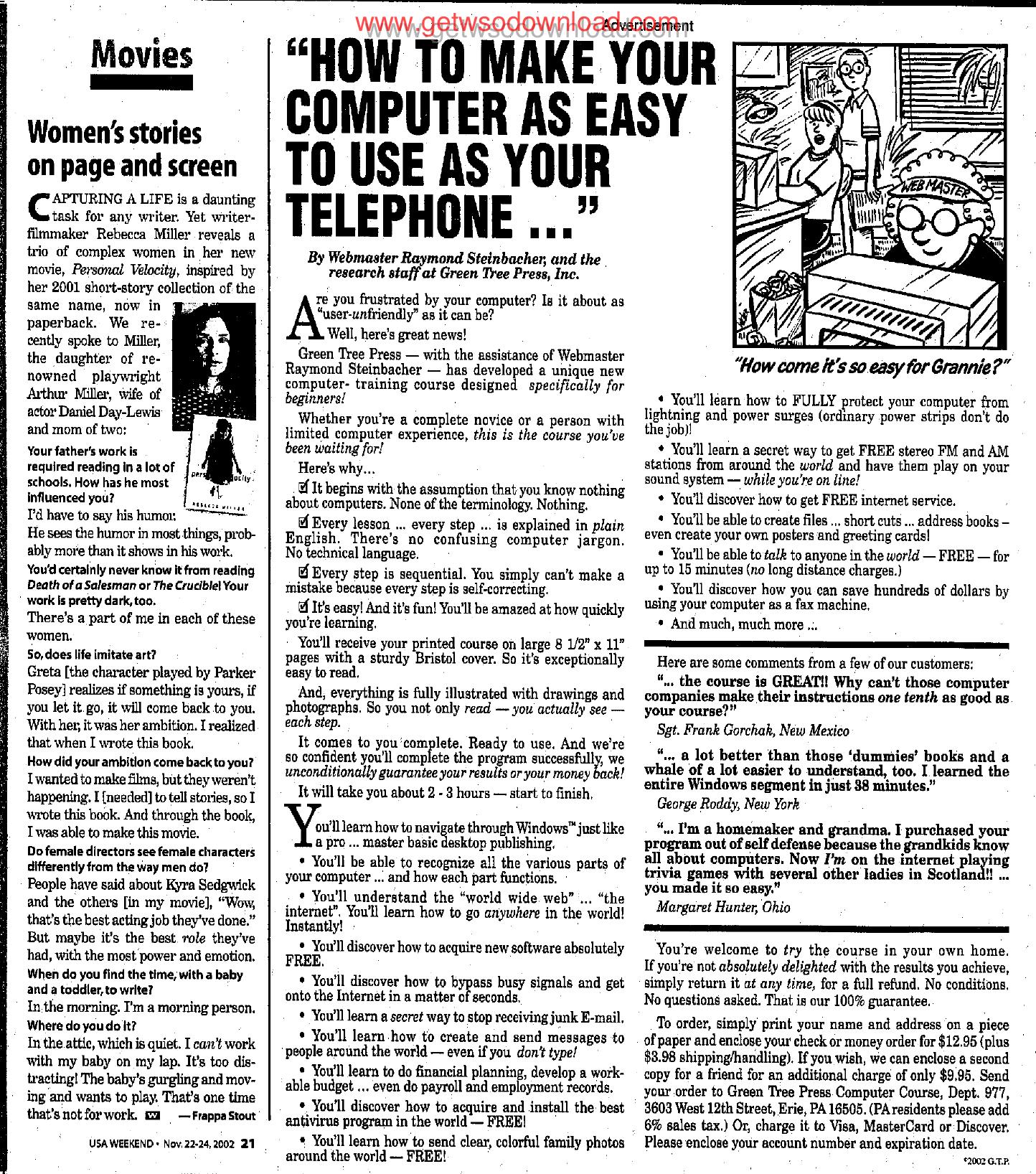 17 How to Make Your Computer As Easy to Use by Copyright 2010 Heritage Microfilm Inc. and Newspaperarchive.com