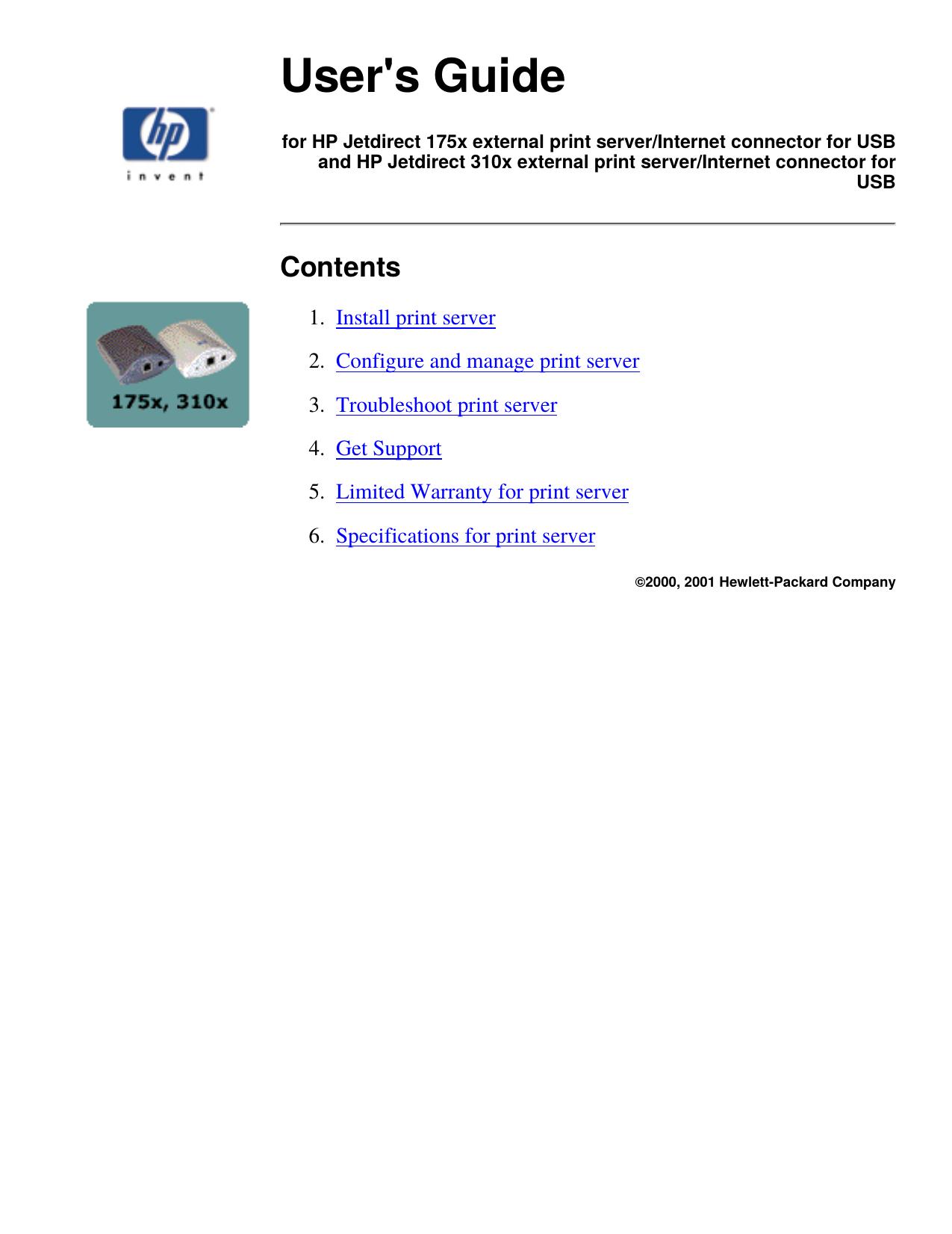 175x, 310x HTML User's Guide first page by Unknown