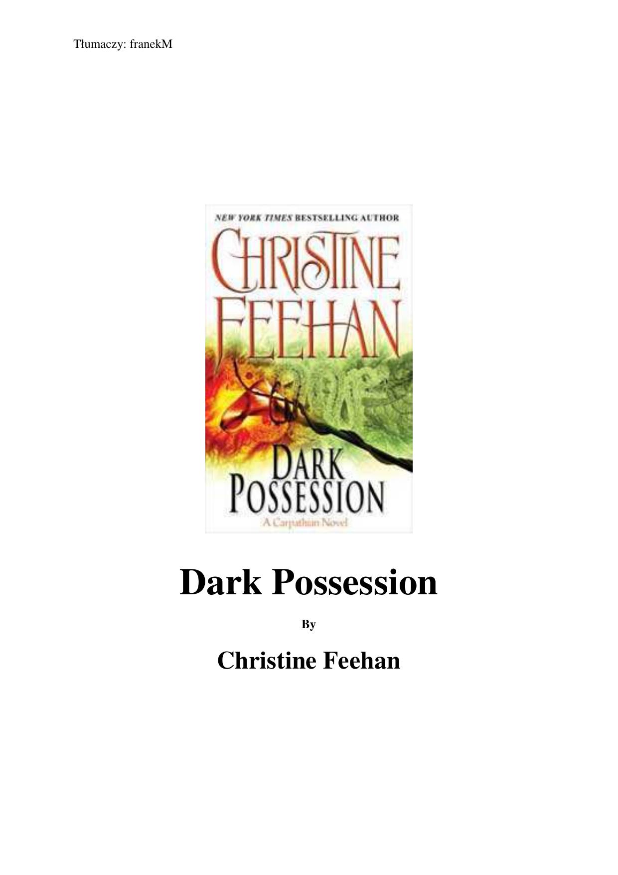 18 Dark Possession by Christine Feehan