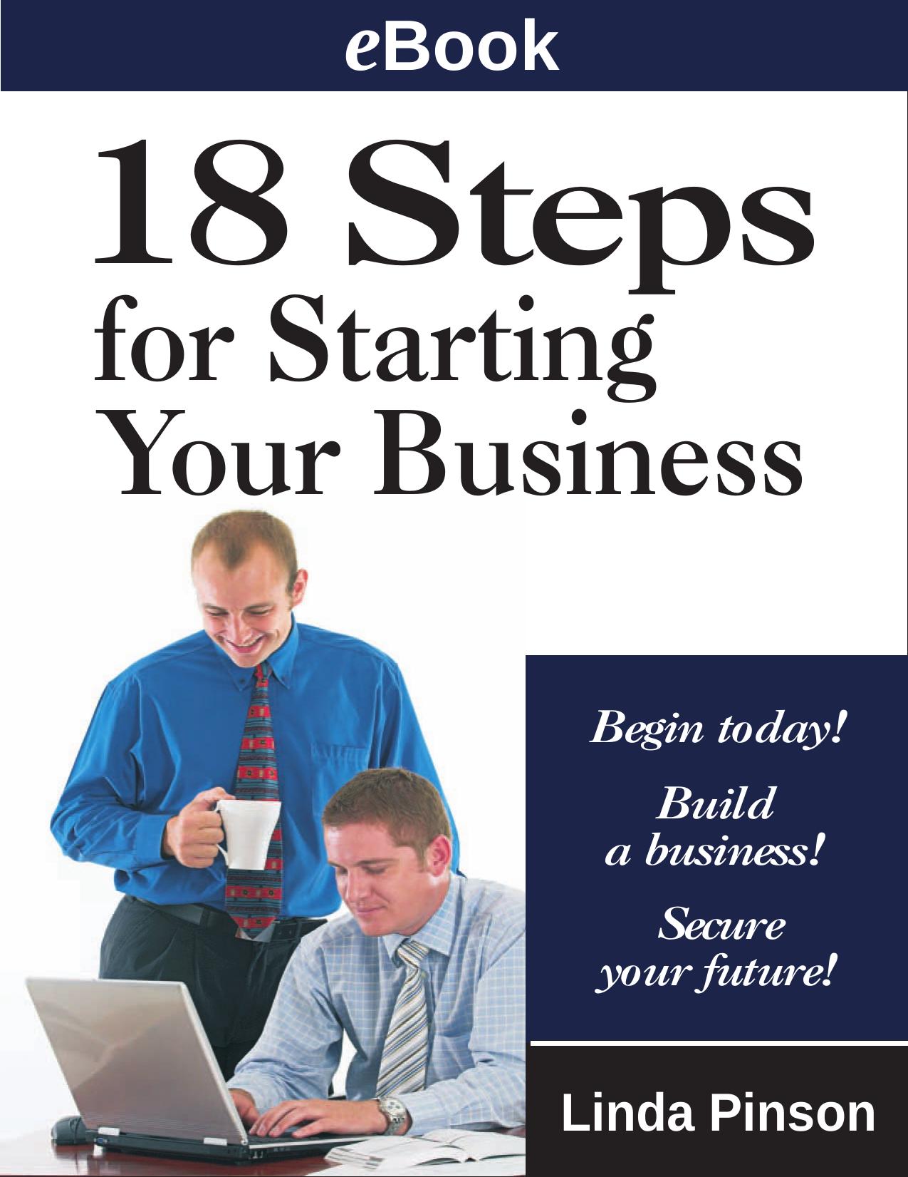 18 Steps for Starting Your Business by Linda Pinson