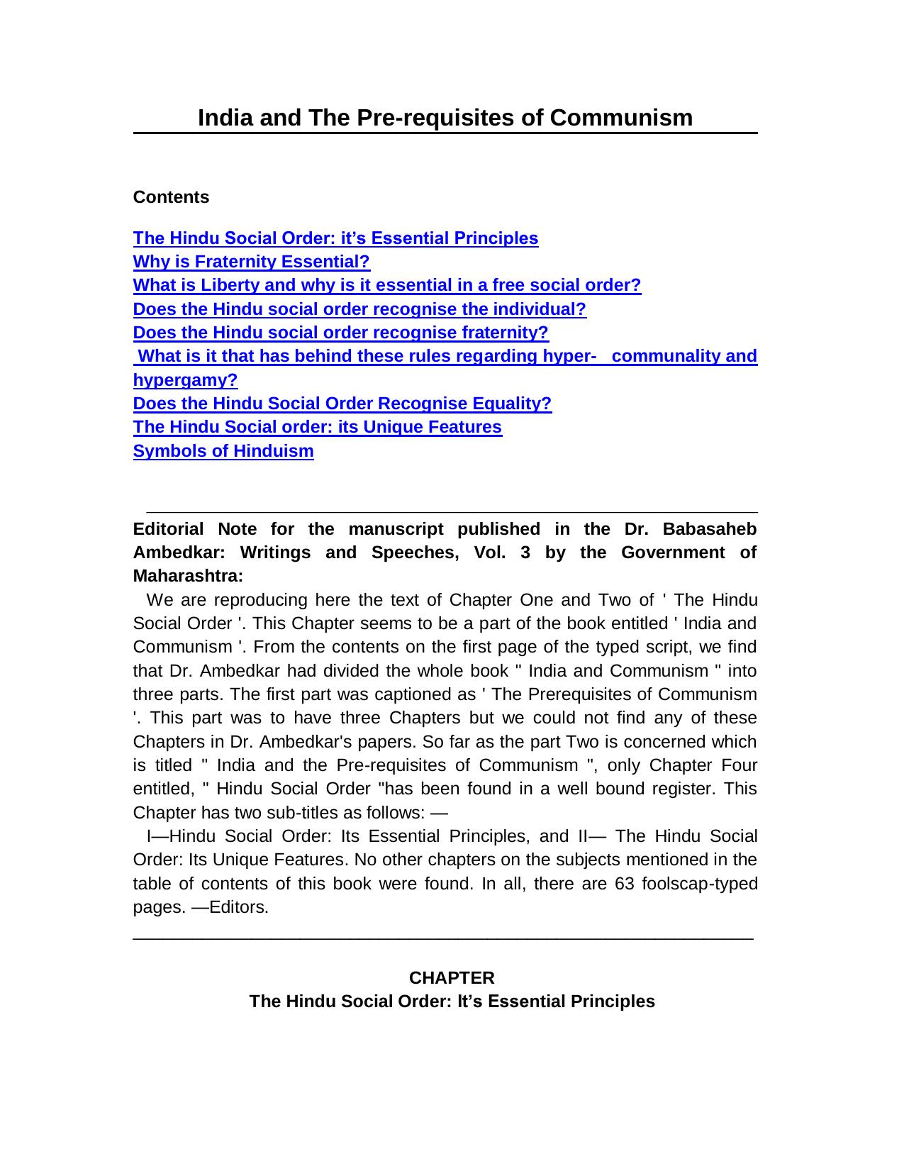 18.India and pre-requisite of communism by dixitns