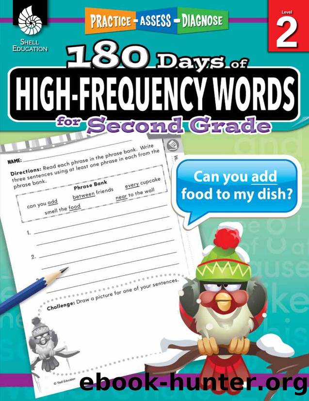 180 Days of High-Frequency Words for Second Grade: Practice, Assess, Diagnose by Adair Solomon