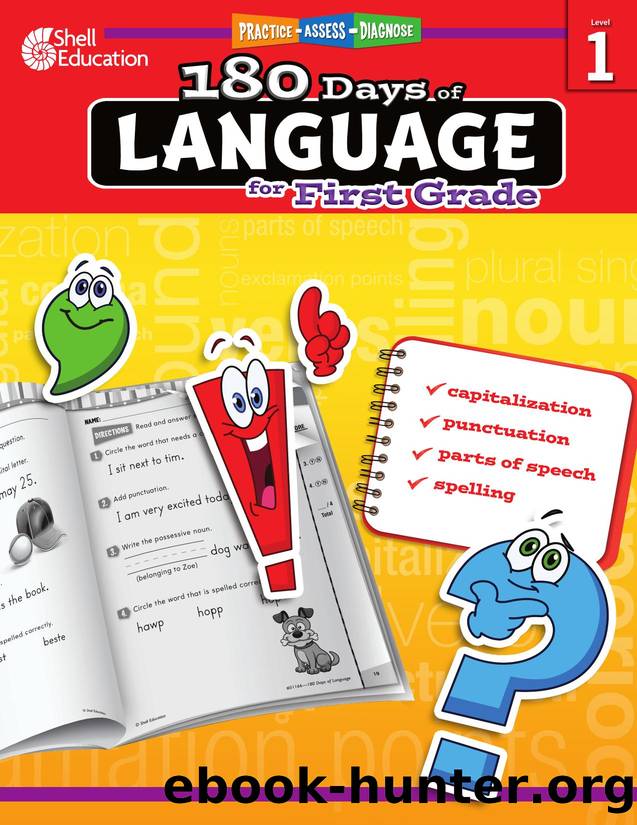 180 Days of Language for First Grade : Practice, Assess, Diagnose by Christine Dugan
