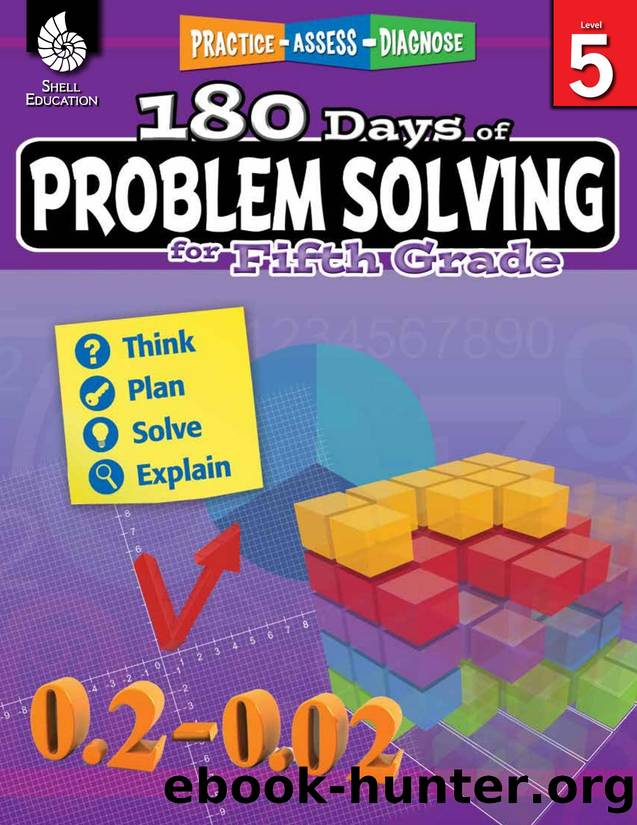 180 Days of Problem Solving for Fifth Grade by Stacy Monsman