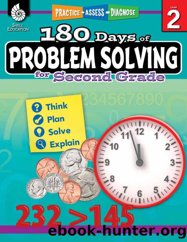 180 Days of Problem Solving for Second Grade by Donna Ventura
